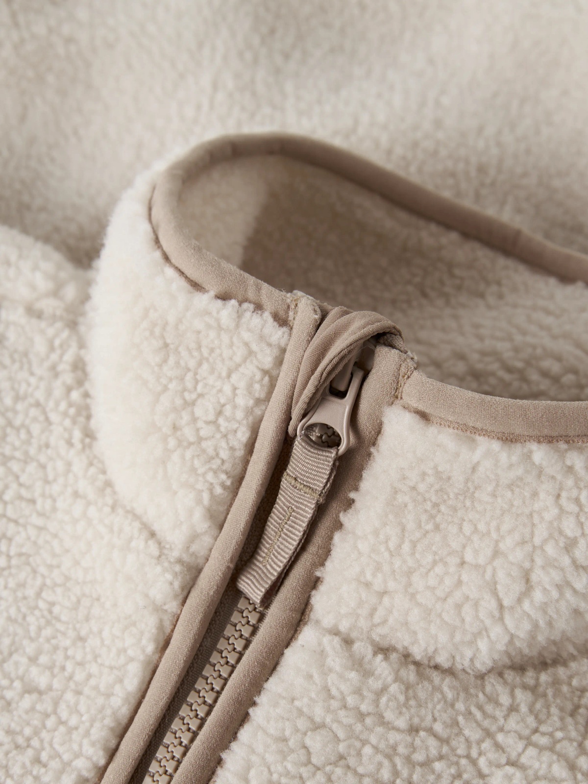 Name It Mattia Sherpa Jacket Moonbeam