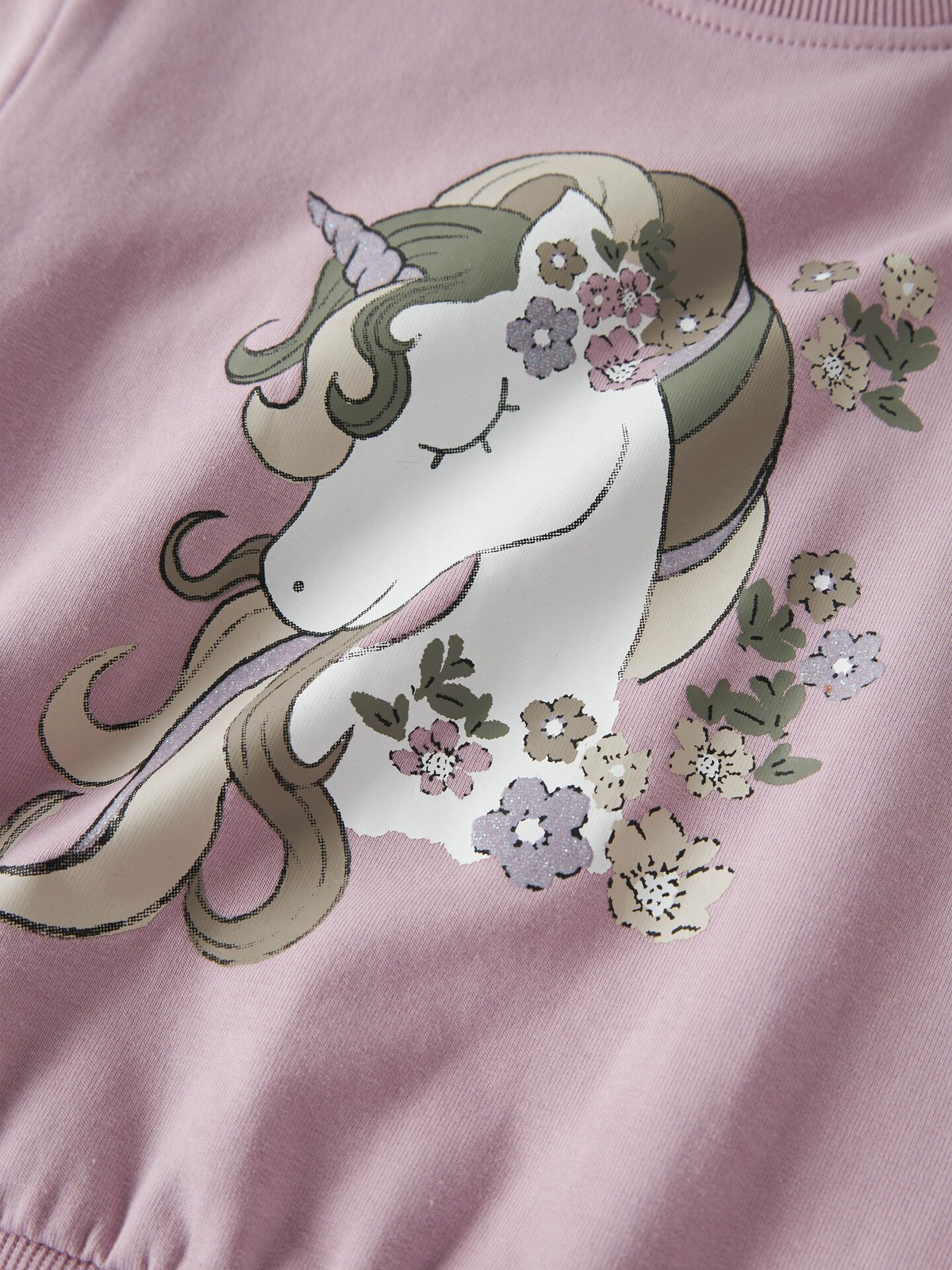 Name It Tulineas Long Sleeve Sweat Brushed Dawn Pink