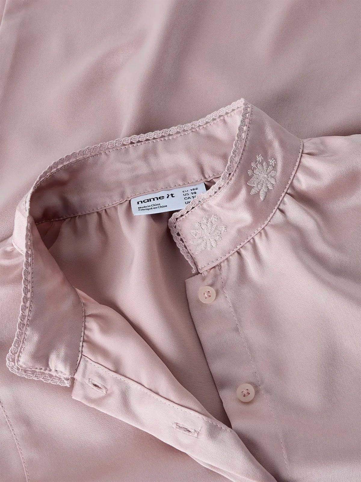 Name It Terine Long Sleeve Shirt XXVI Shadow gray