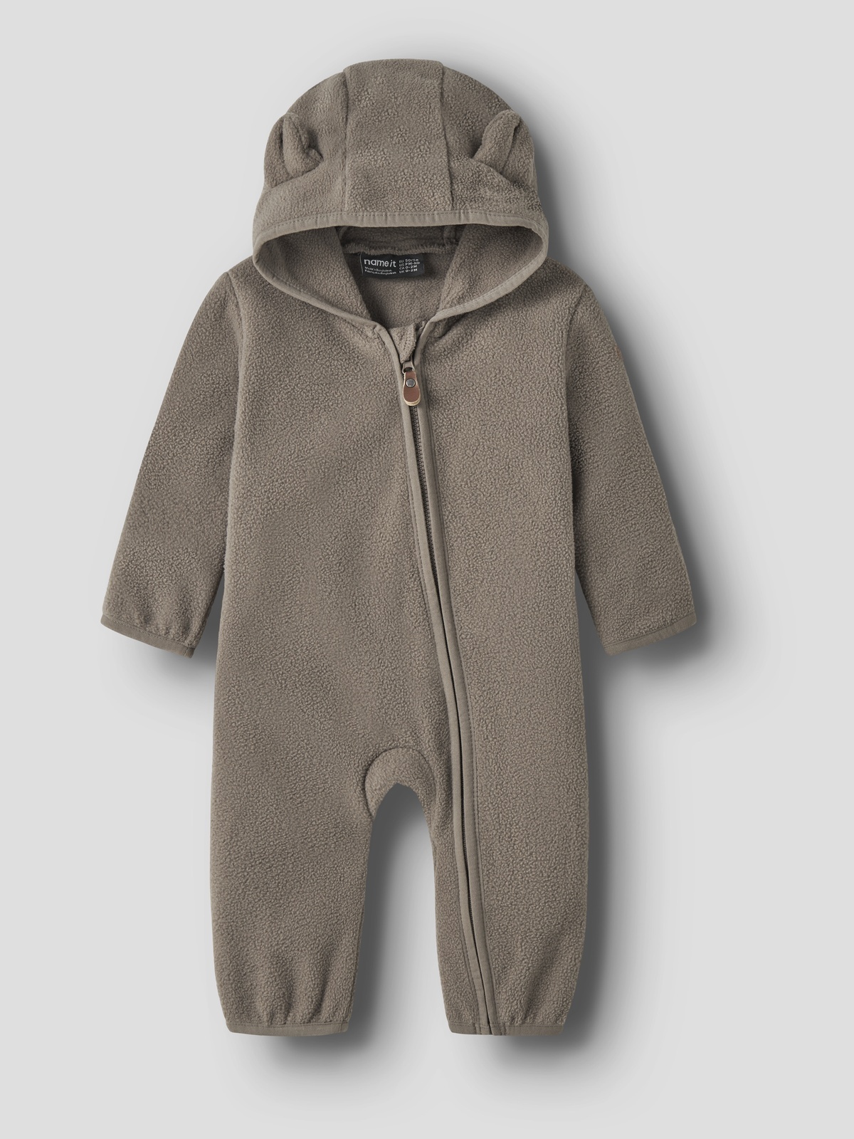 Name It Meeko Fleece Suit Melange Grå