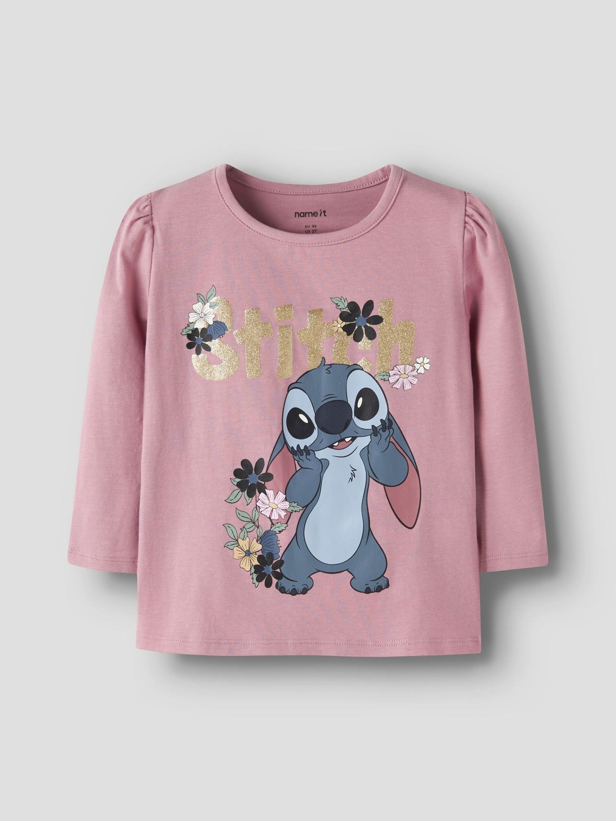 Name It Jina Stitch Long Sleeve Top Lilas