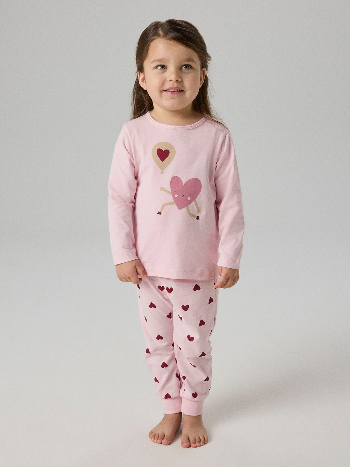 Name It Nightset Cutie Heart Parfait Pink