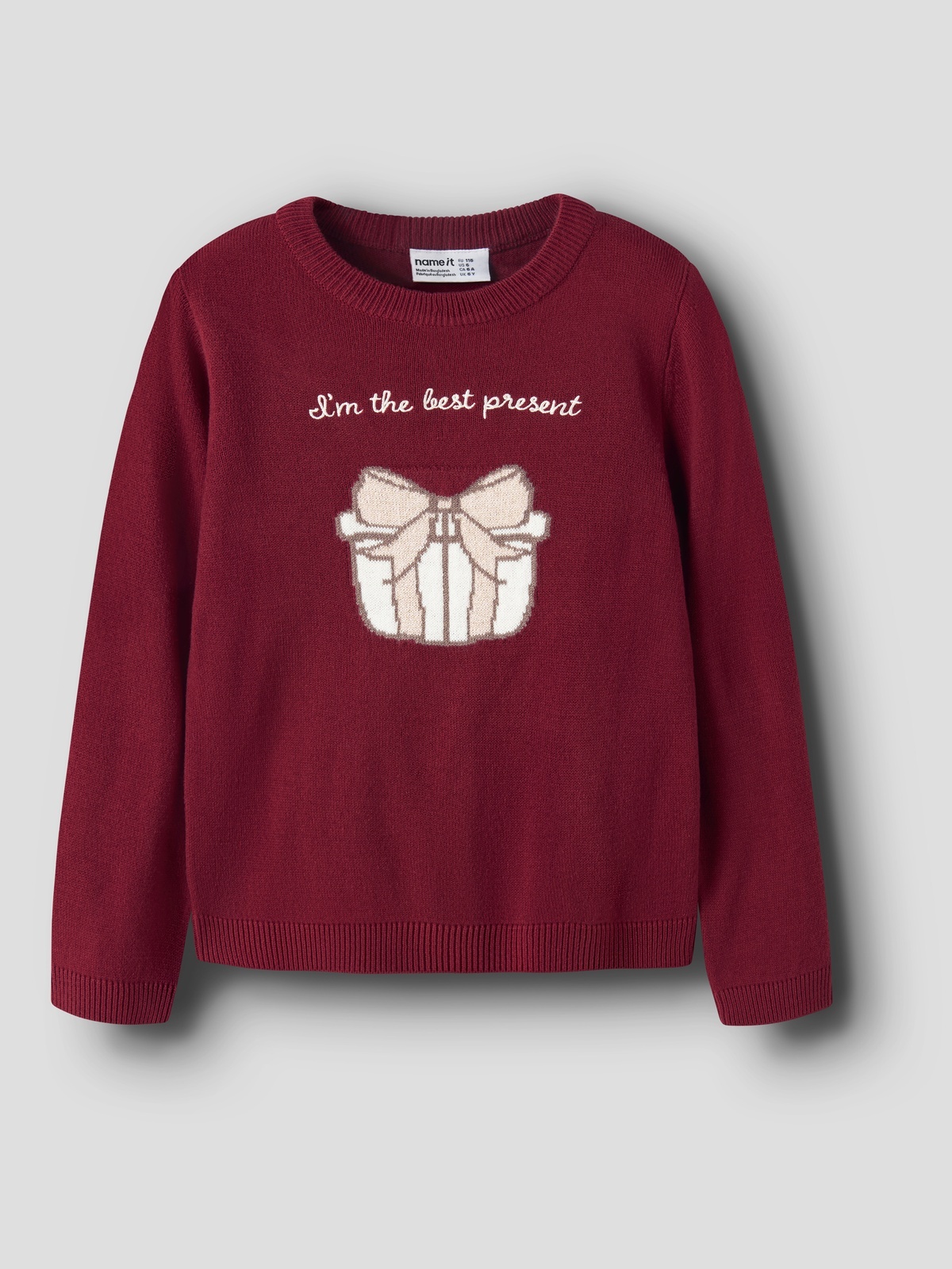 Name It Risse LS Knit Rød