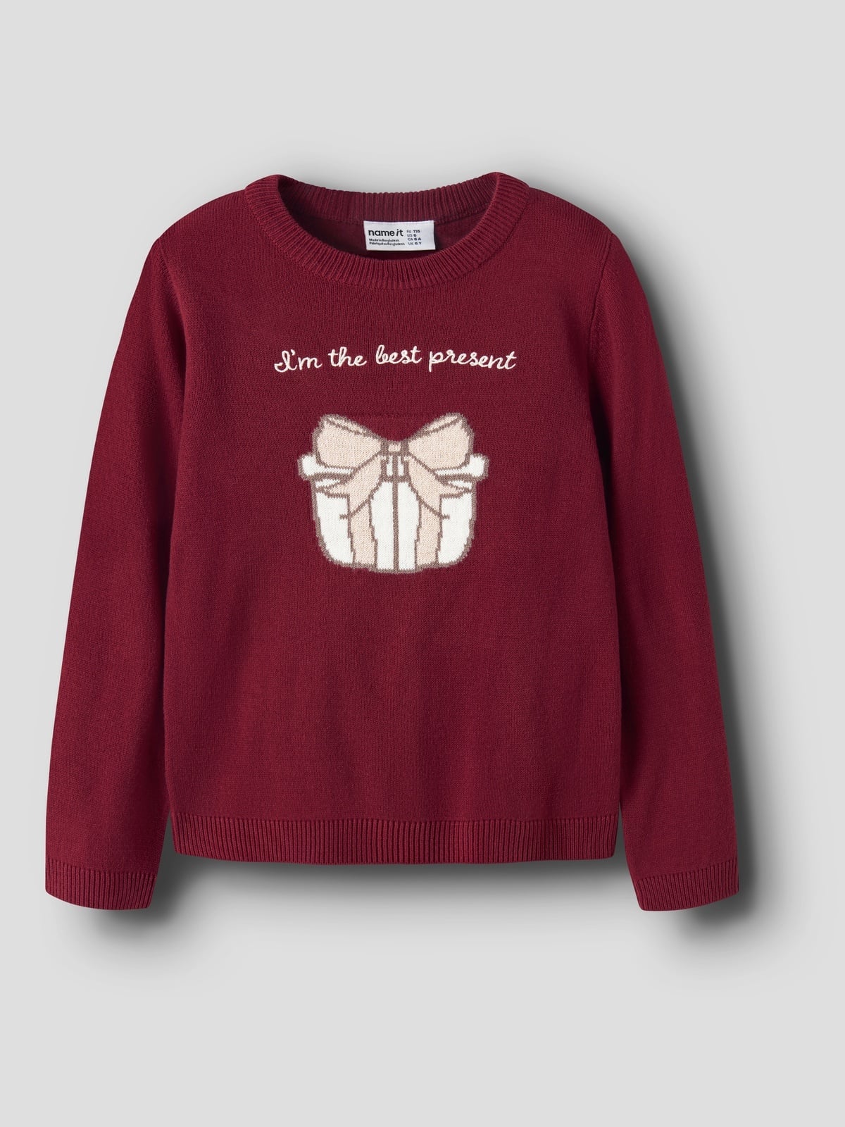 Name It Risse LS Knit Rød