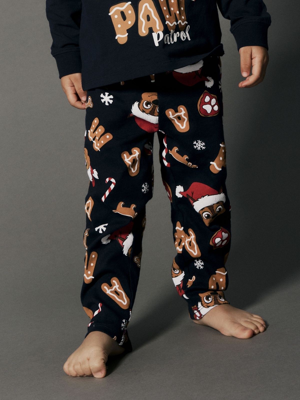 Name It Slavo Paw Long Sleeve Nightset Blå