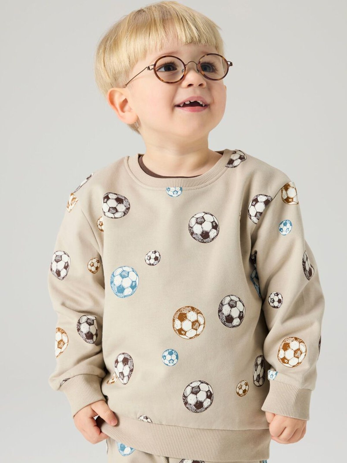Name It Davis Long Sleeve Sweat Pure Cashmere