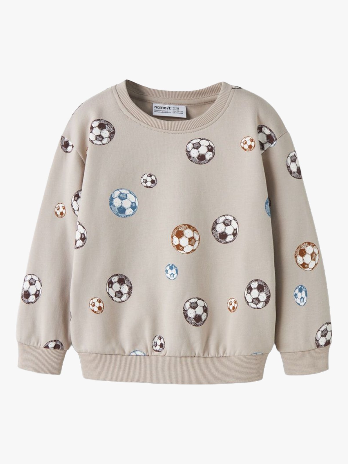 Name It Davis Long Sleeve Sweat Pure Cashmere
