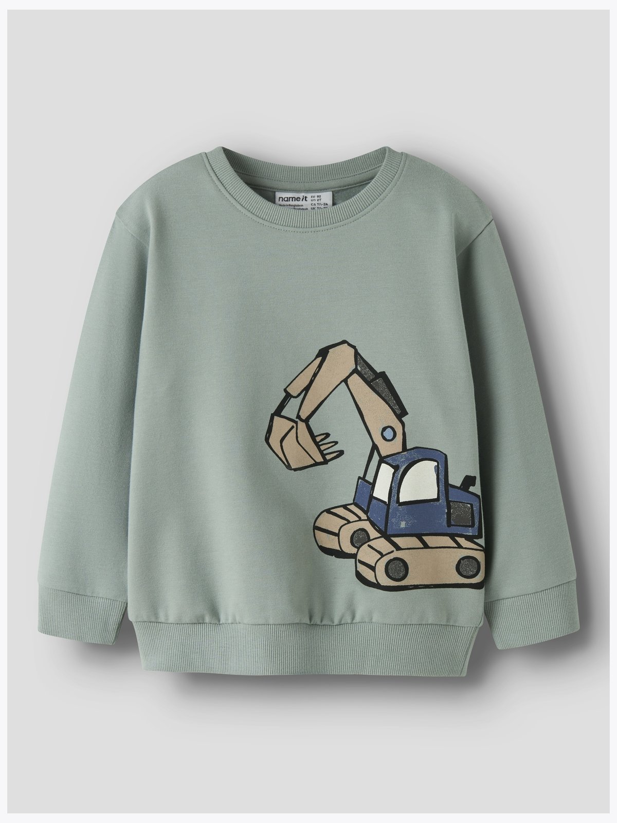 Name It Kark Long Sleeve Sweat Grønn