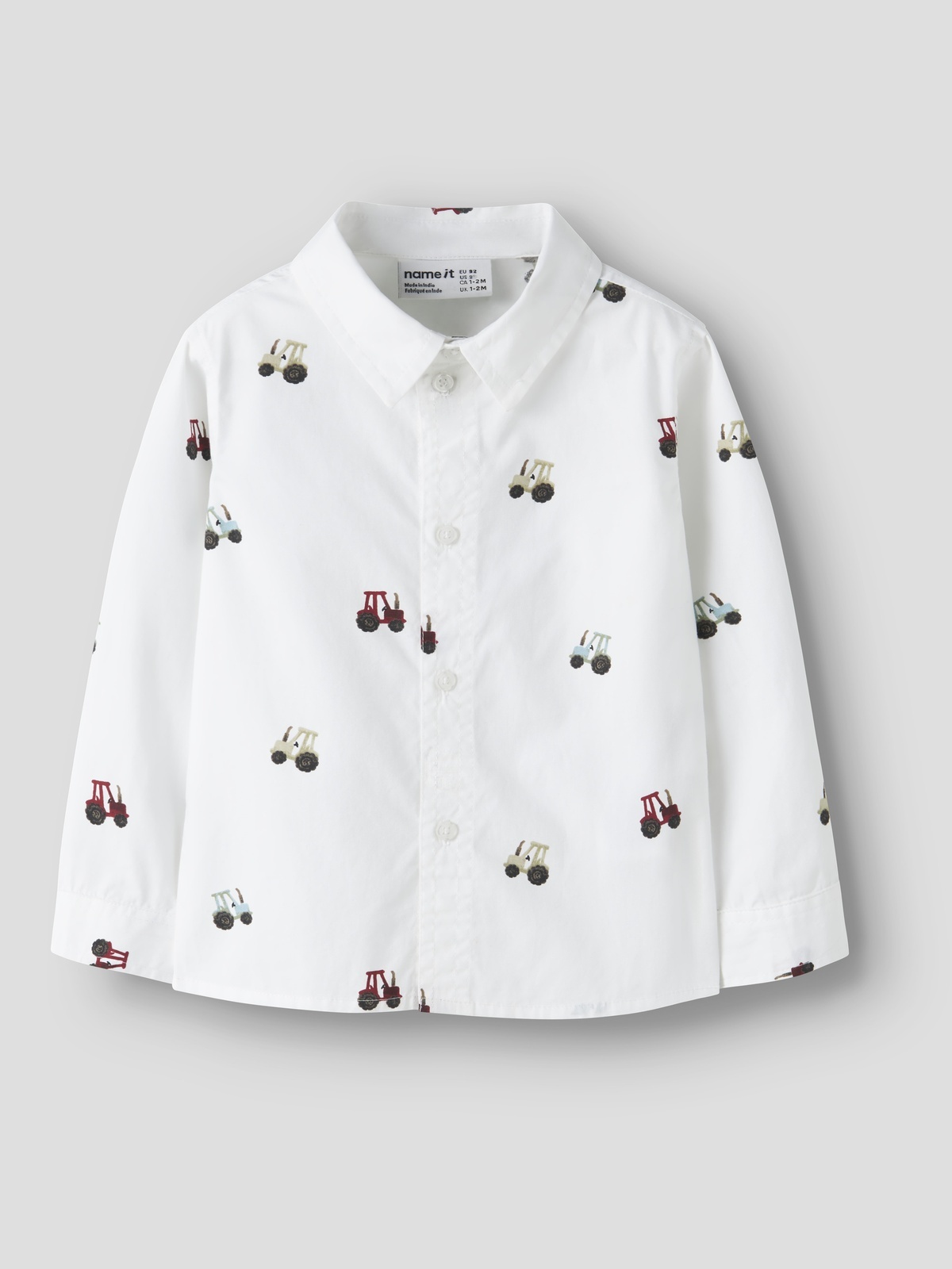 Name It Ractor LS Shirt Hvit