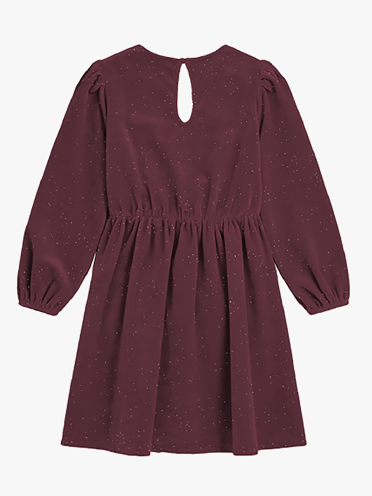 Name It Ricya Long Sleeve Dress Burgundy