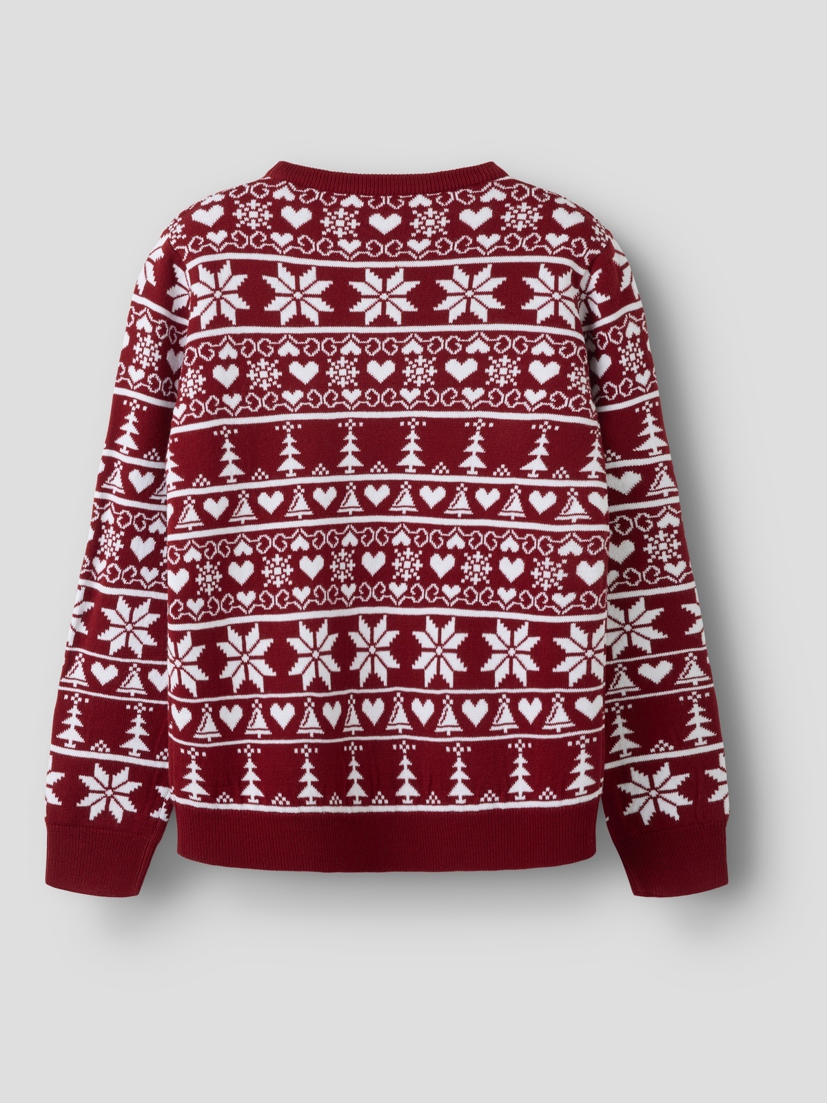 Name It Rismas LS Knit Cot Rød