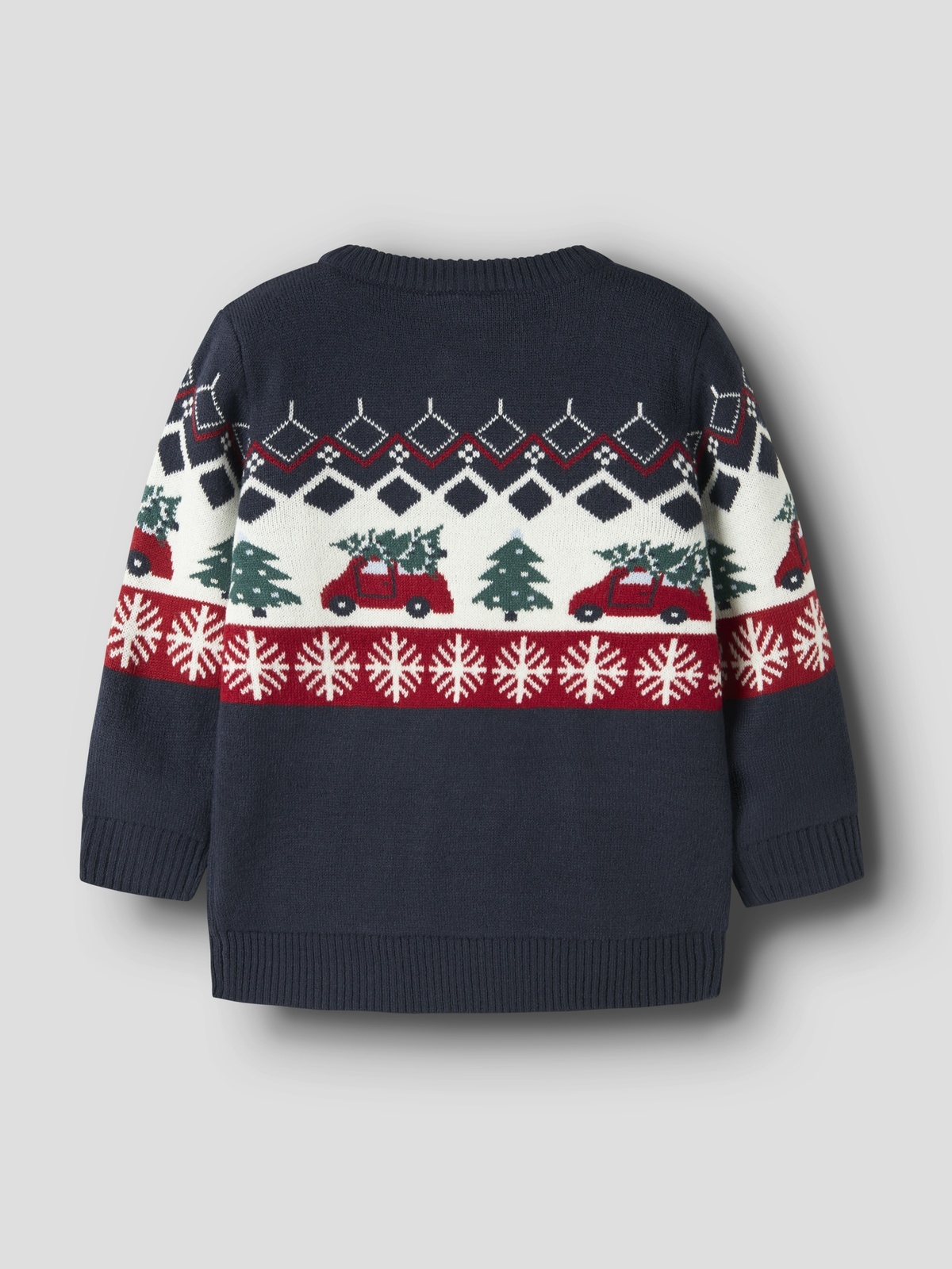 Name It Rissi LS Loose Knit Cot Blå