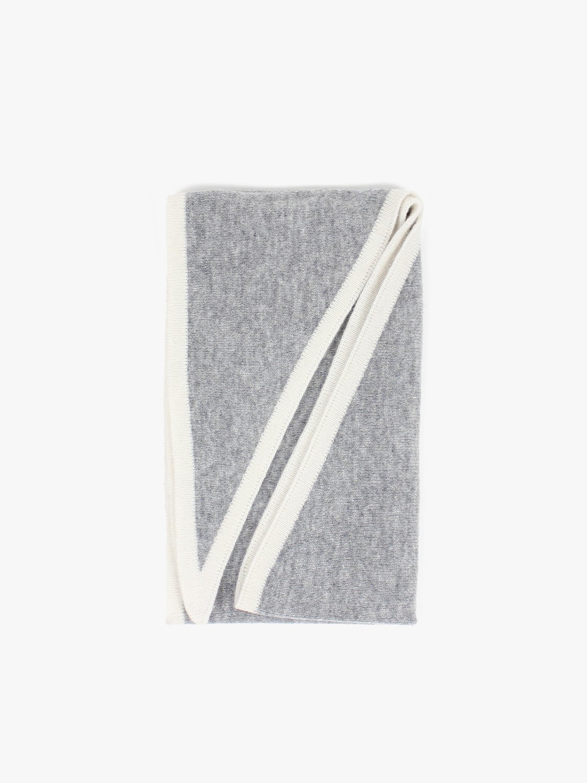 Nohr Studio Lara Duo Wool Cashmere Triangle Grå 05