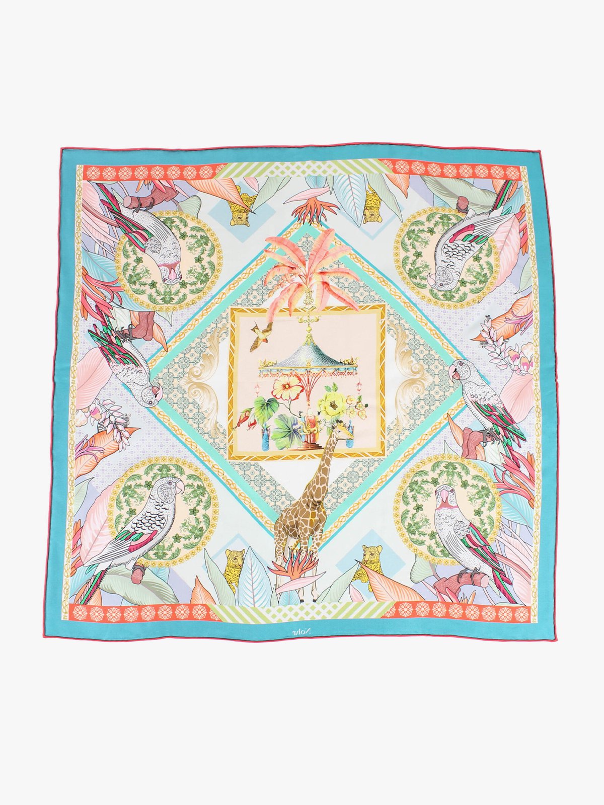 Nohr Studio Kristina Silkeskjerf 65 x 65 cm Rosa 55