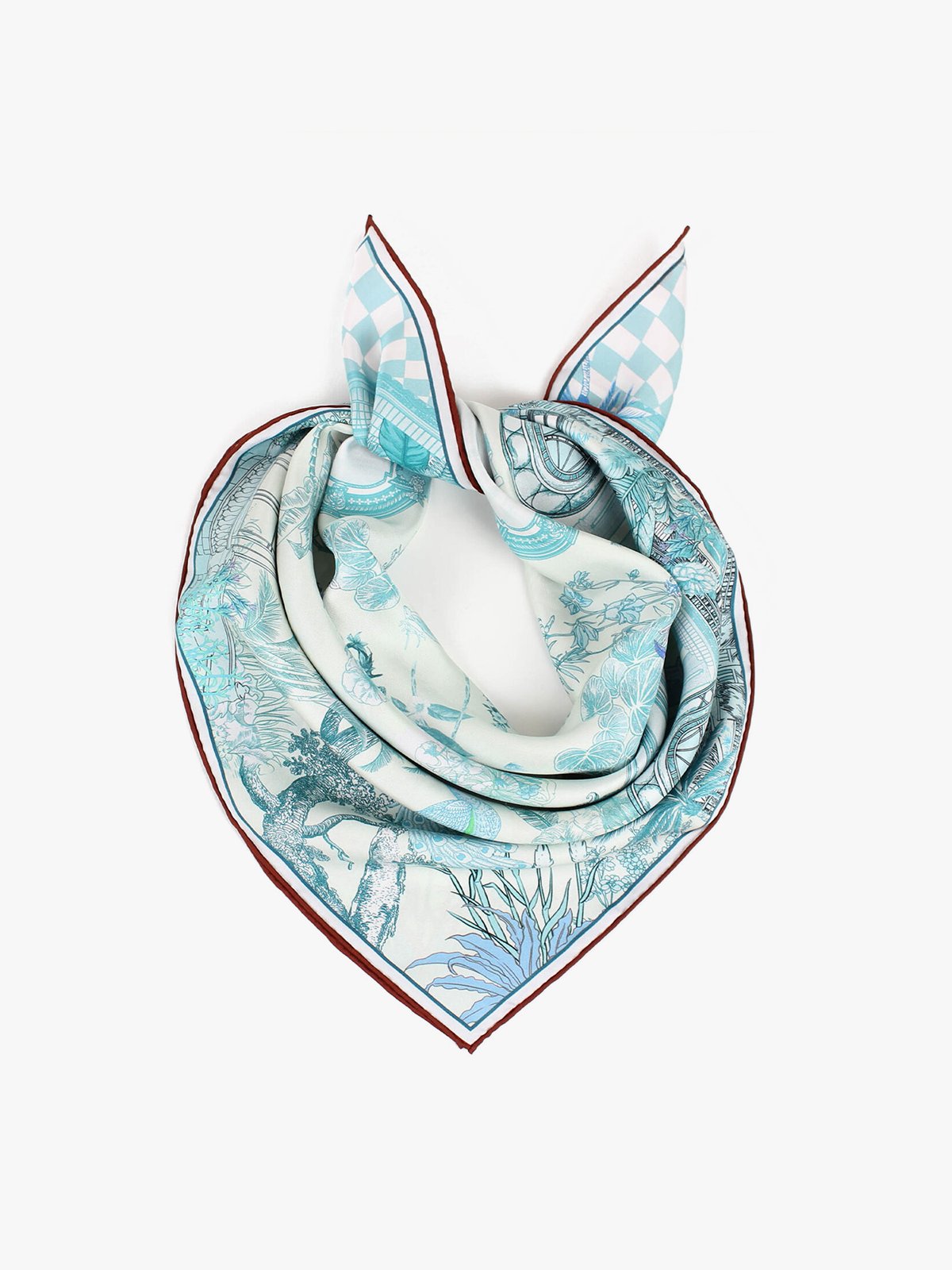 Nohr Studio Eden Silkeskjerf 65 x 65 cm Rosa 55