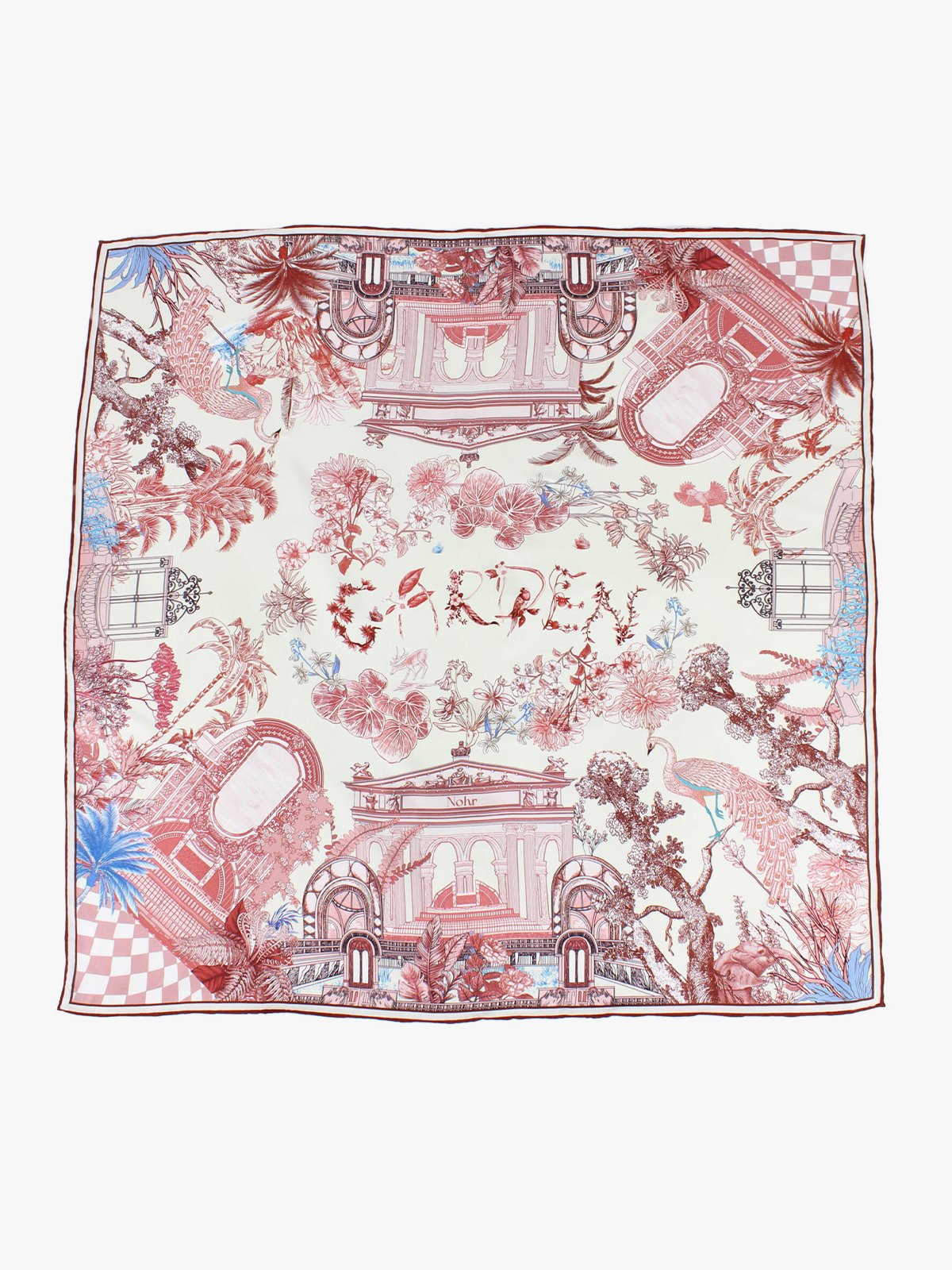 Nohr Studio Eden Silkeskjerf 65 x 65 cm Rosa 55