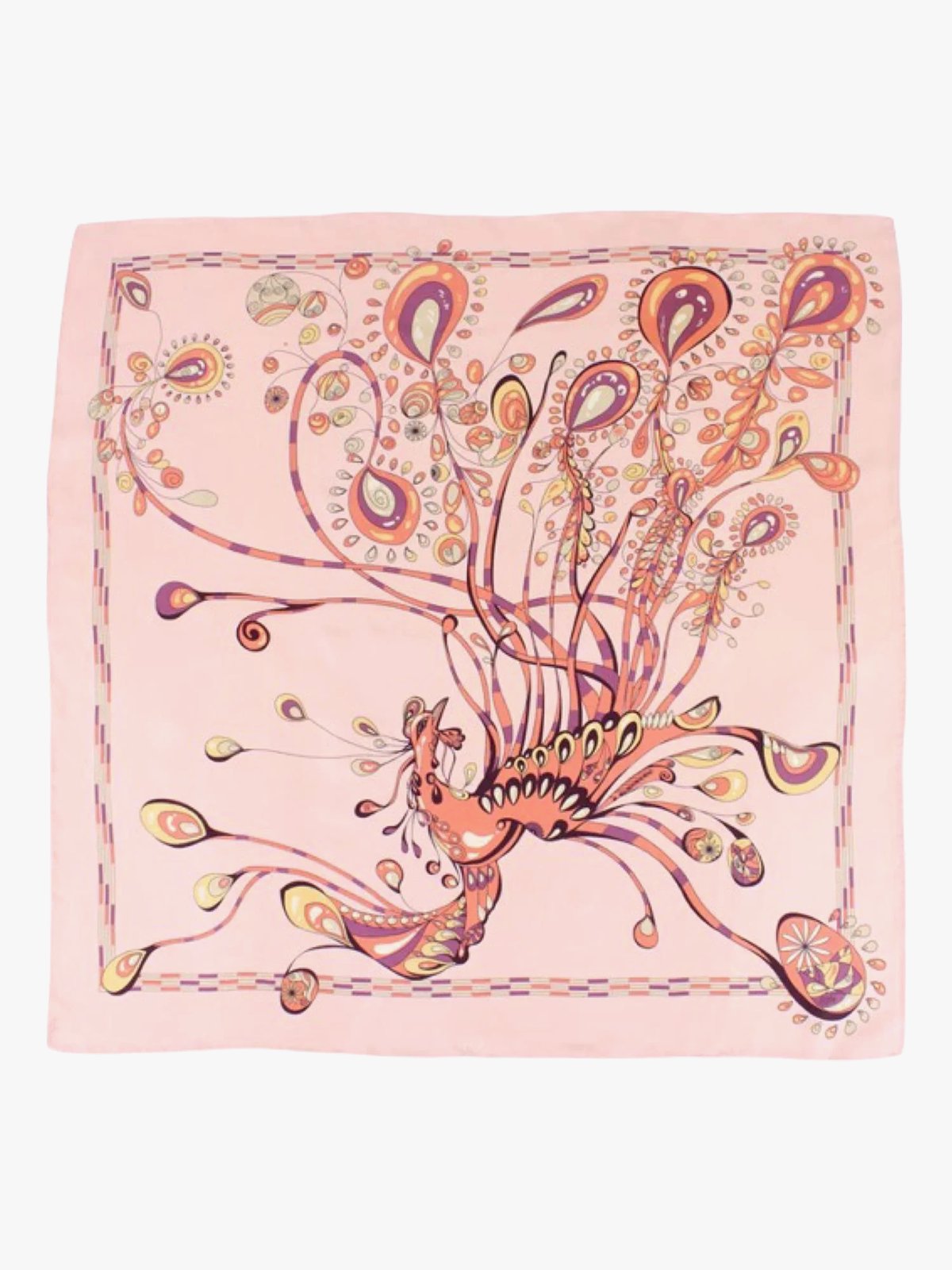 Nohr Studio Sonja Silkeskjerf 65 x 65 cm Rosa