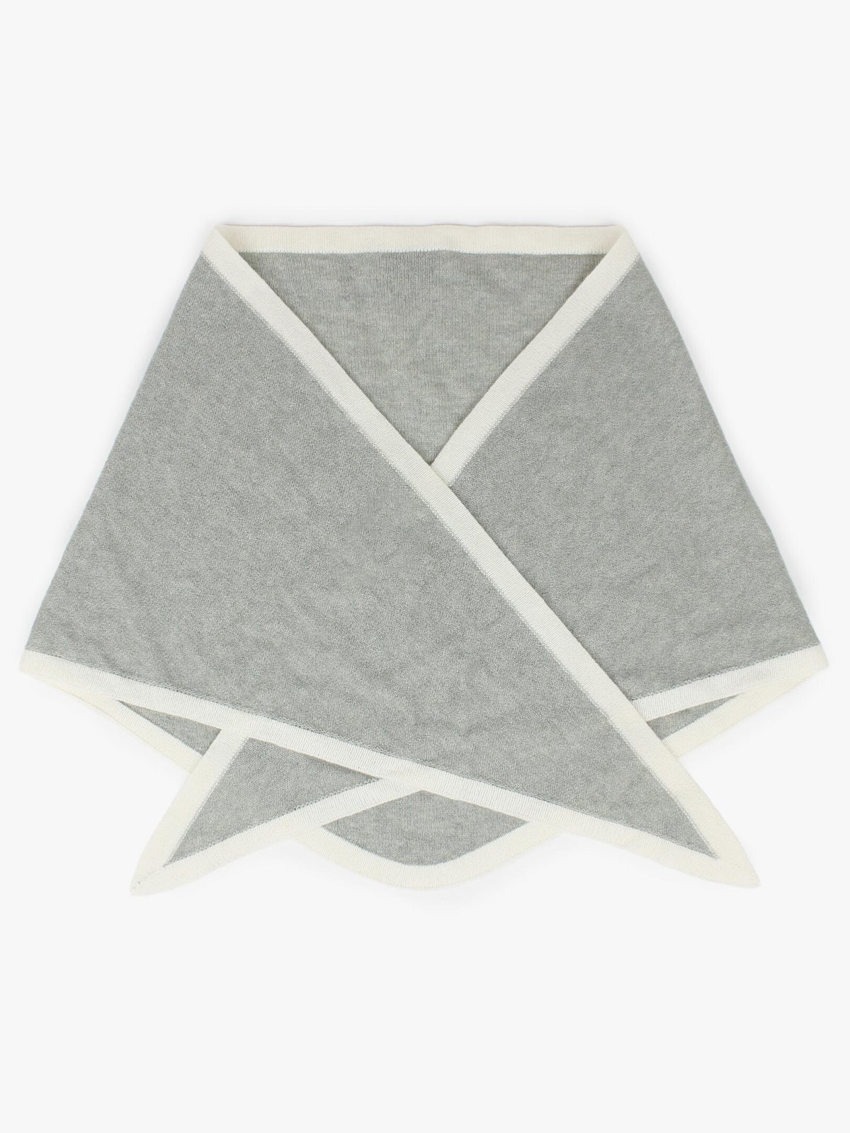 Nohr Studio Lara Duo Wool Cashmere Triangle L Lys Grønn 81