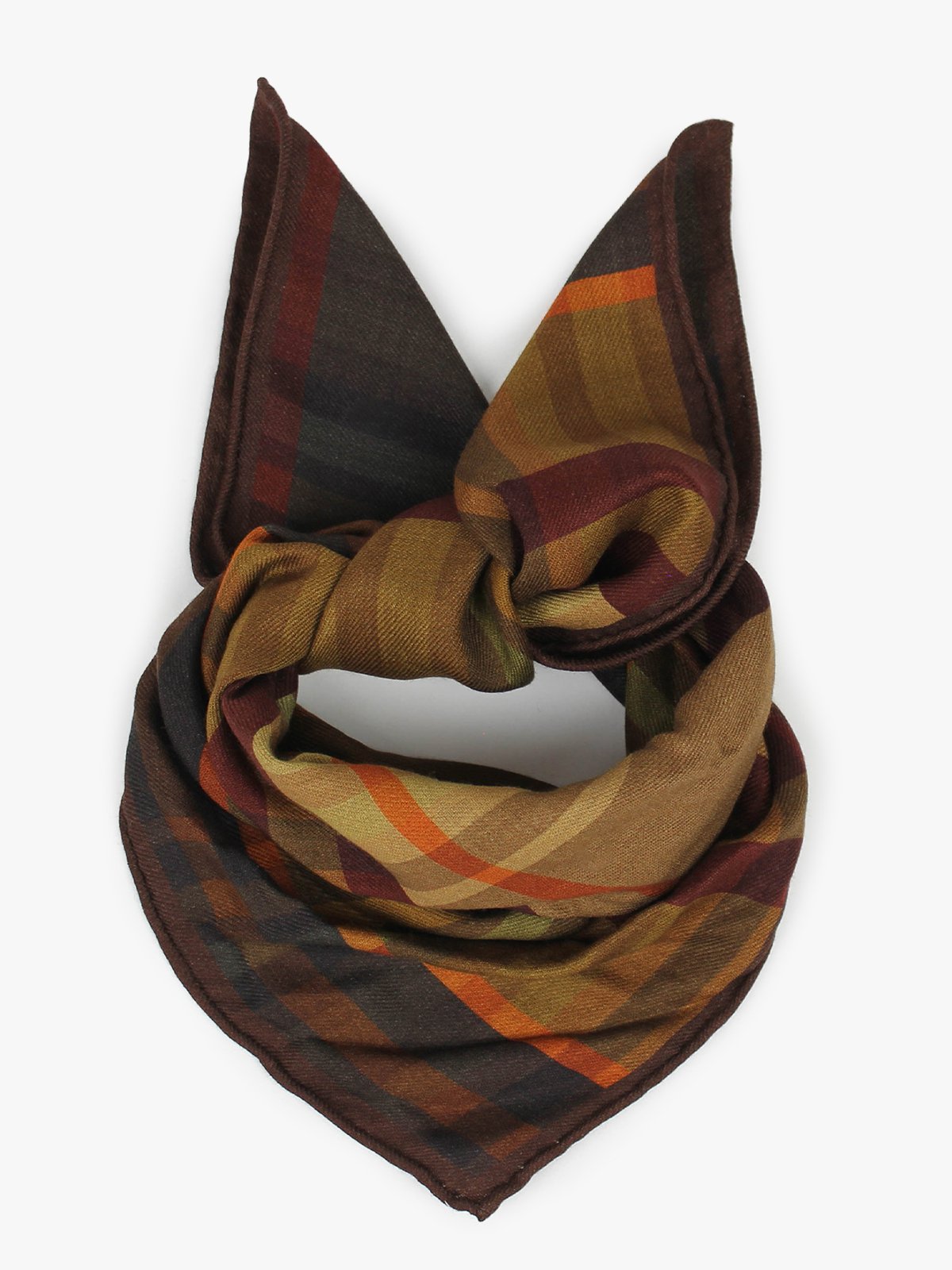 Nohr Studio June Wool Scarf 65 x 65 cm Grønn