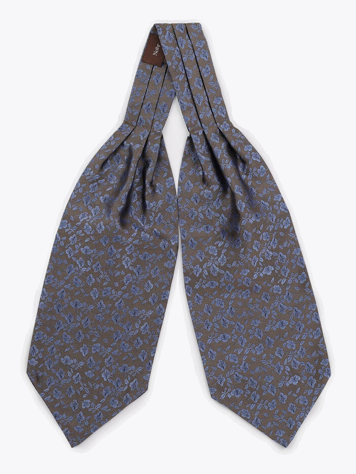Nohr Studio Leander Silk Ascot Brun