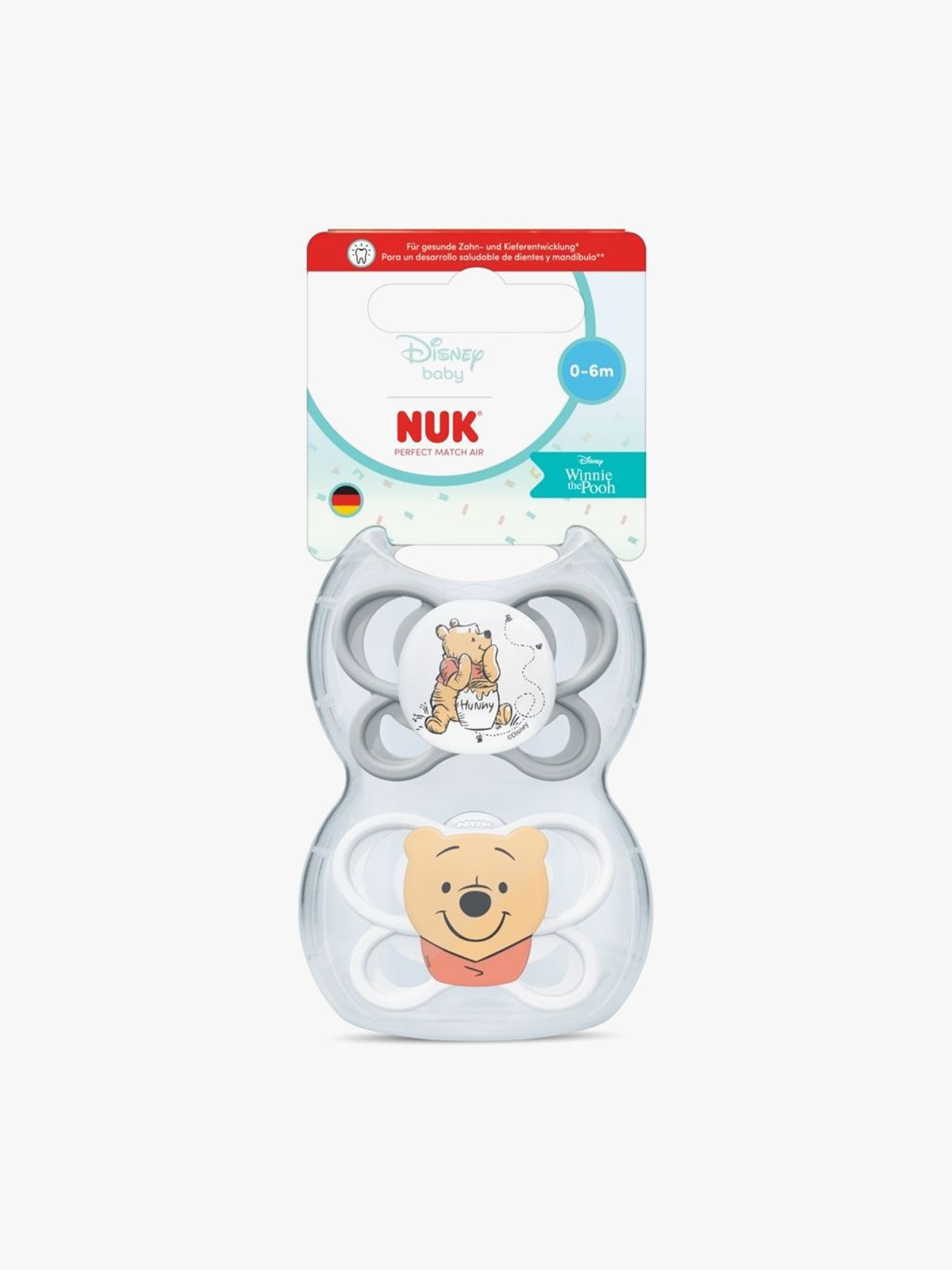 NUK Pacifier Perfect Match Winnie the Pooh 0-6m Flerfarget