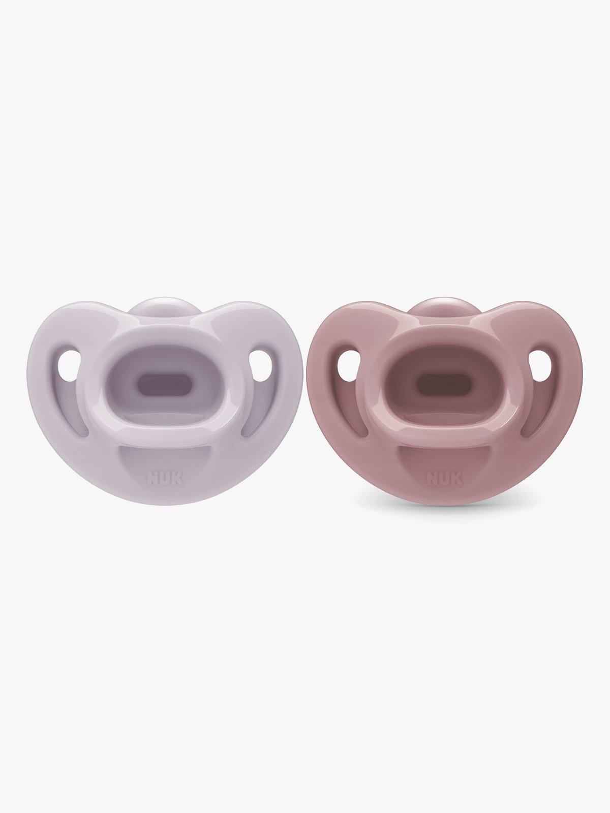 NUK Pacifier First Choice Soft Rosa/Lilla 0-6m Flerfarget