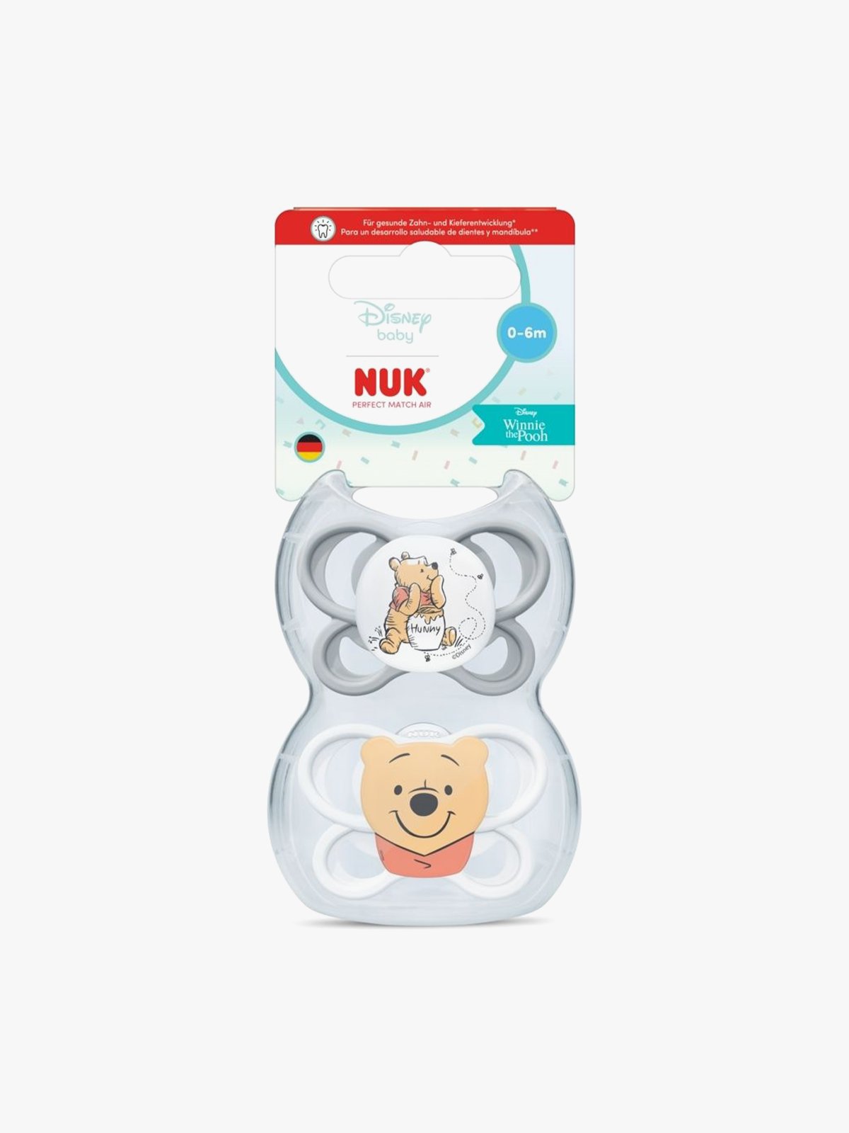 NUK Pacifier Perfect Match Winnie the Pooh 6-18m Flerfarget