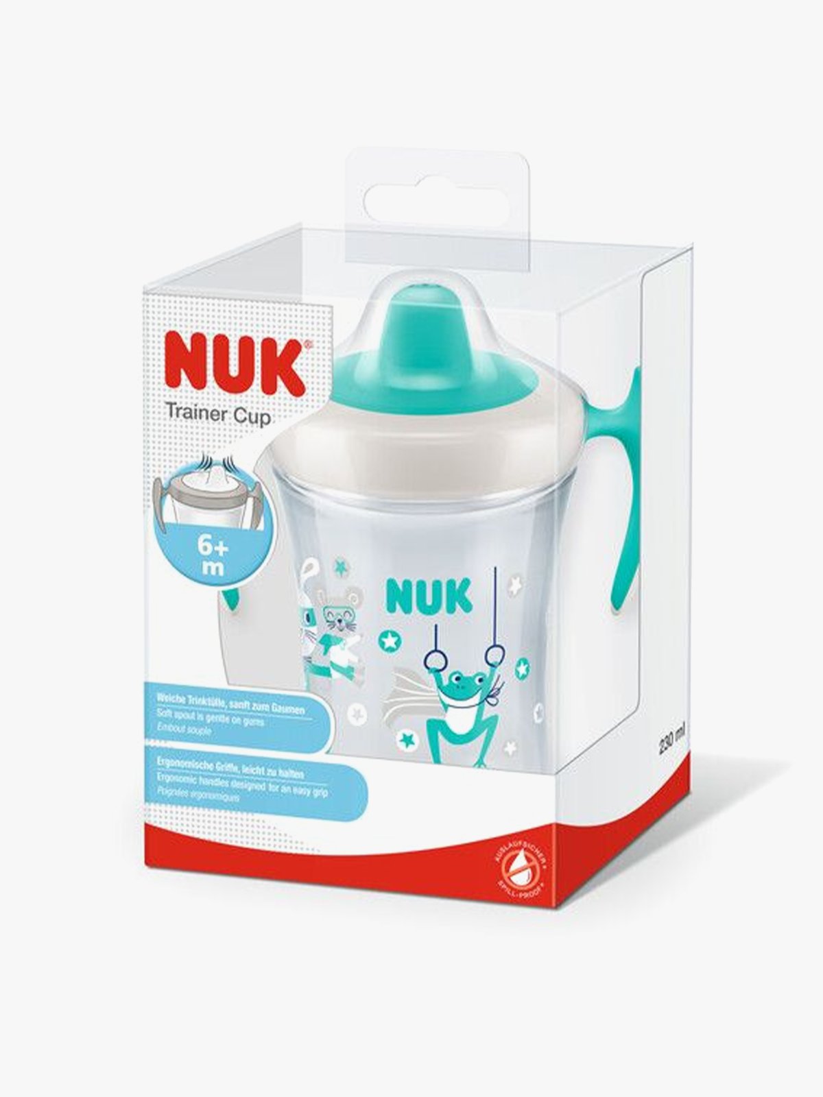 NUK Evolution Trainer kopp 6m+ Nøytral Flerfarget