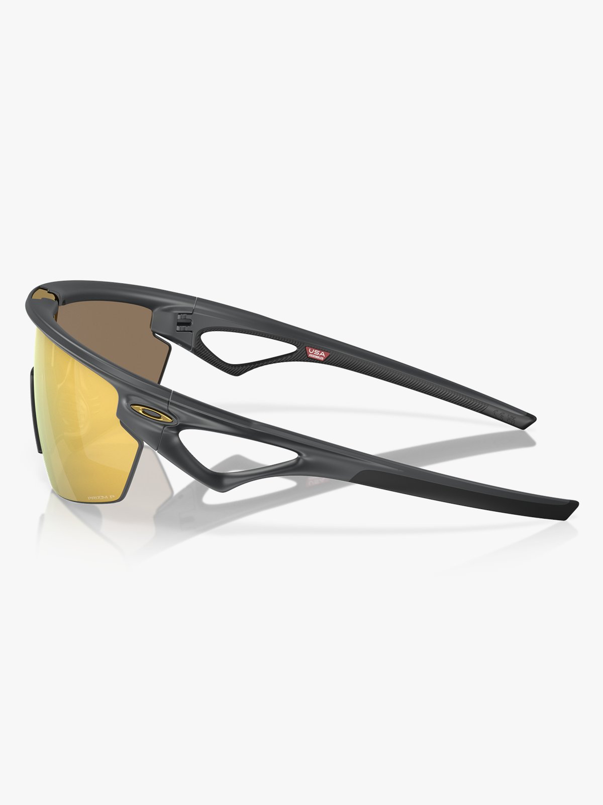 Oakley Sphaera Polarized Brilleglass: Prizm 24k Polarized / Innfatning: Matte Carbon