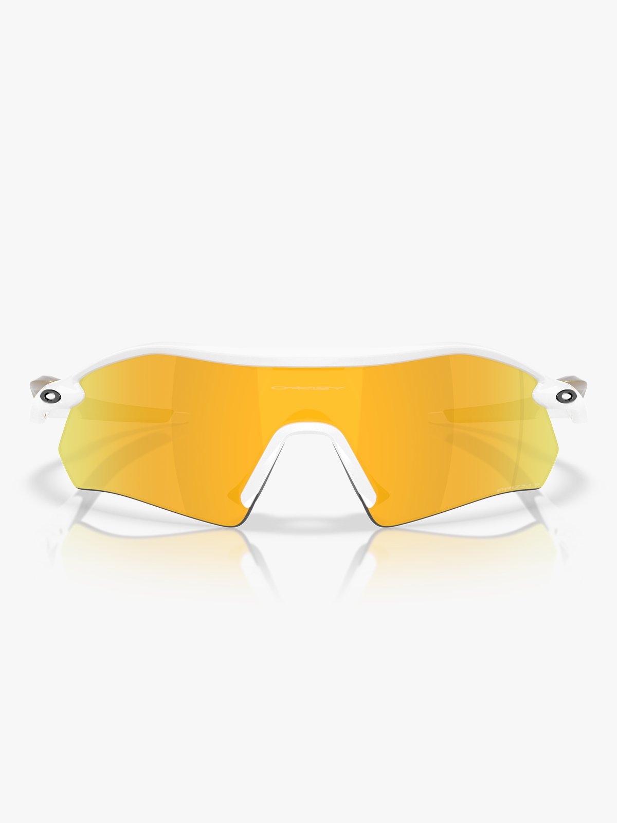 Oakley Radar Plate Polarized Brilleglass: Prizm 24k polarized / Innfatning: Polished White