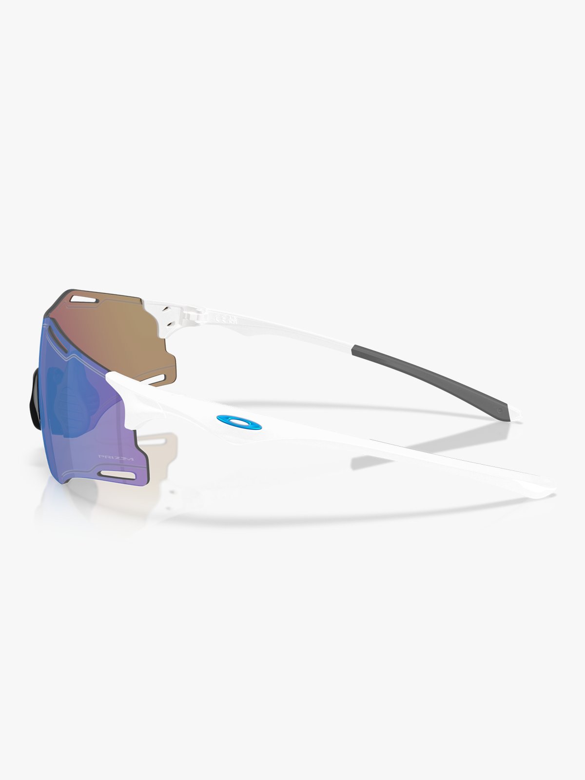 Oakley Cybr Zero Brilleglass: Prizm Sapphire / Innfatning: Polished White