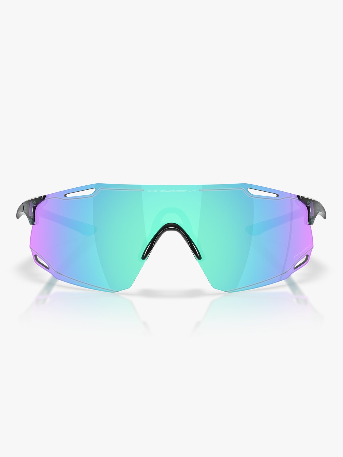 Oakley Cybr Dyno Brilleglass: Prizm Sapphire / Innfatning: Polished Black