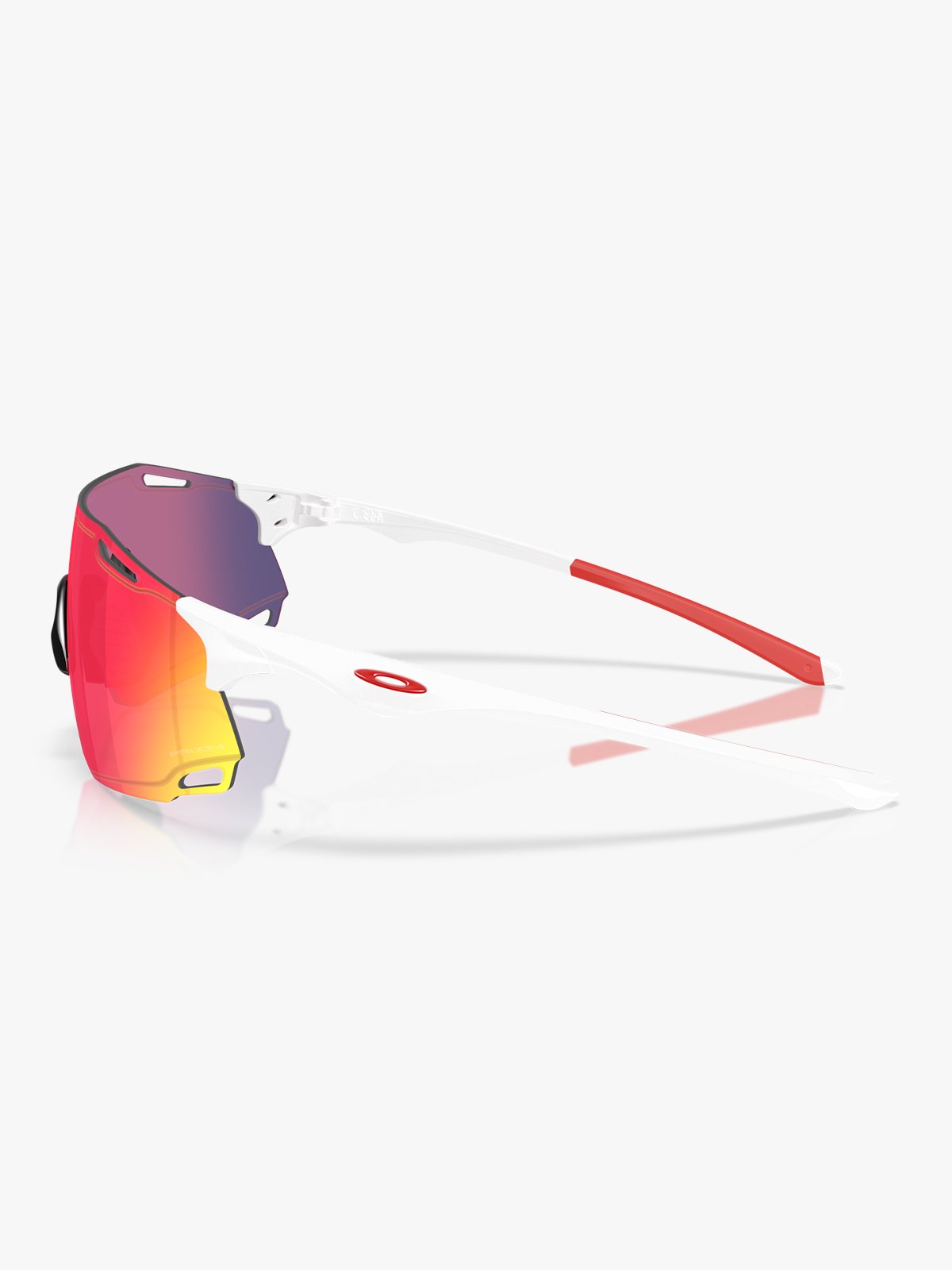 Oakley Cybr Dyno Brilleglass: Prizm Road / Innfatning: Polished White