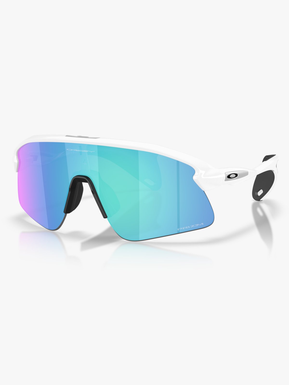 Oakley Stunt Devil Frame: Matte White / Lenses: Prizm Sapphire