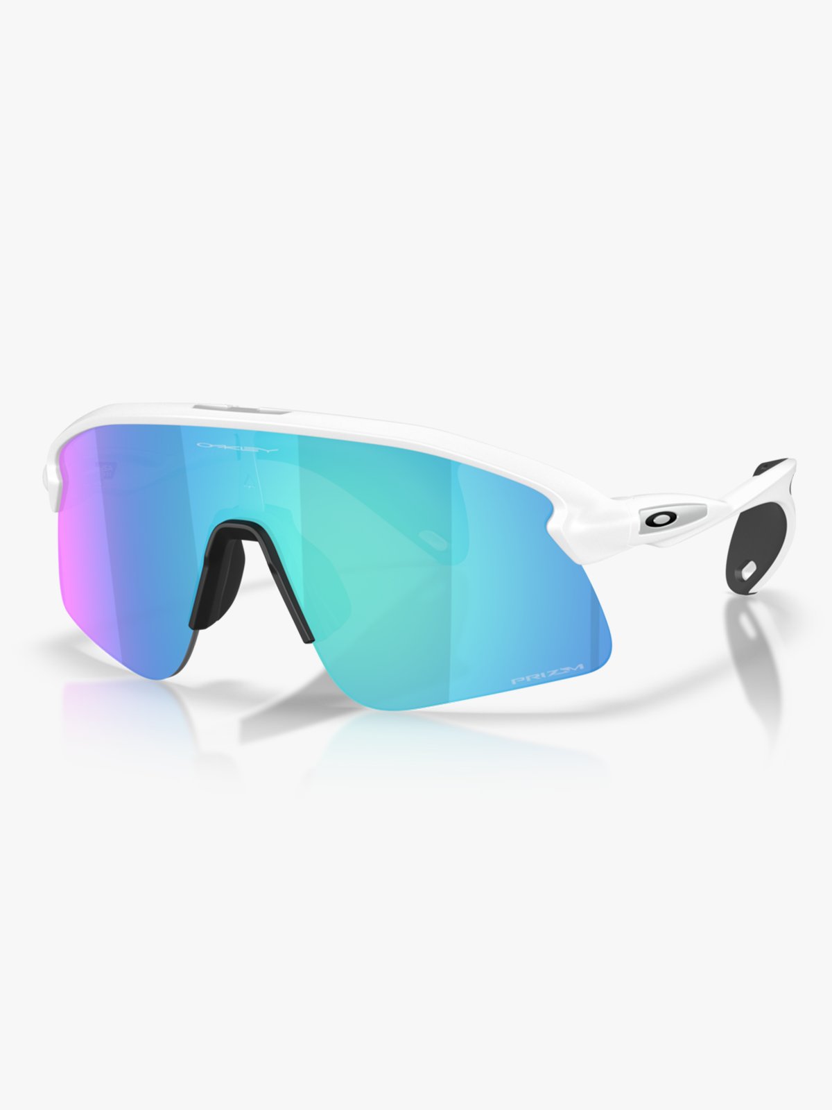 Oakley Stunt Devil Small Frame: Matte White / Lenses: Prizm Sapphire