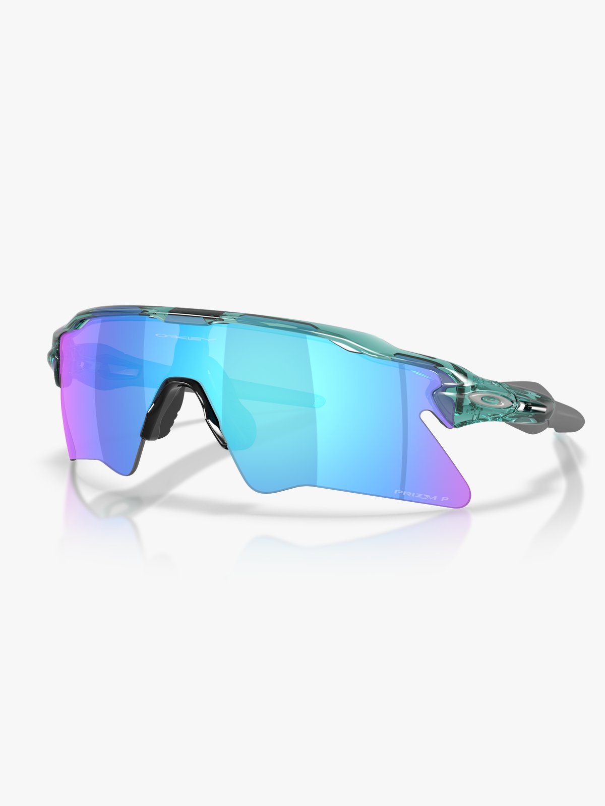 Oakley Radar EV Heater Polarized Prizm sapphire polarized Lenses, transparent pacific Frame