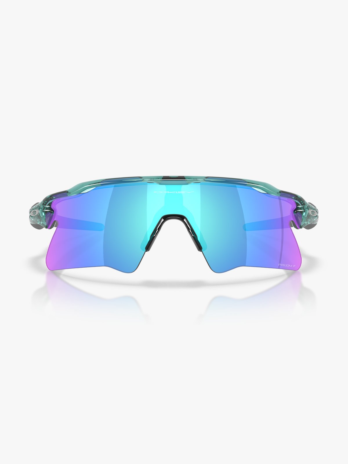 Oakley Radar EV Heater Polarized Prizm sapphire polarized Lenses, transparent pacific Frame