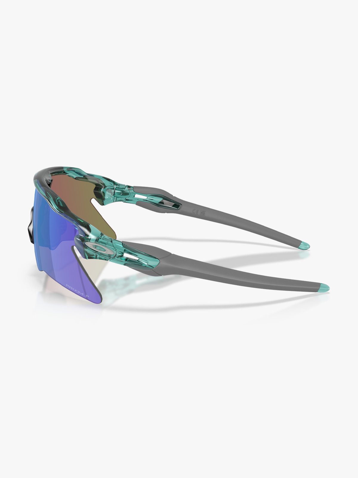 Oakley Radar EV Heater Polarized Prizm sapphire polarized Lenses, transparent pacific Frame