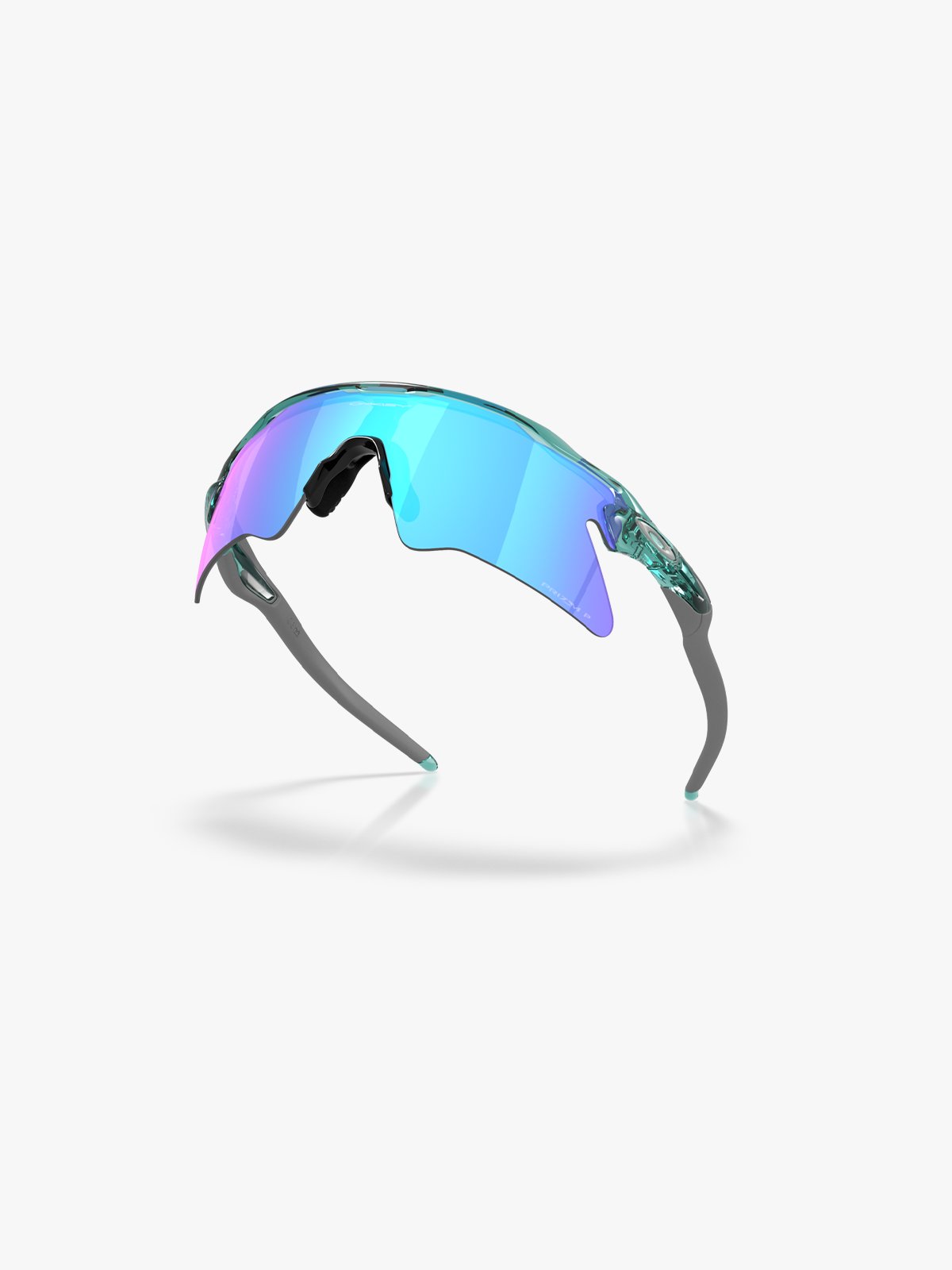 Oakley Radar EV Heater Polarized Prizm sapphire polarized Lenses, transparent pacific Frame