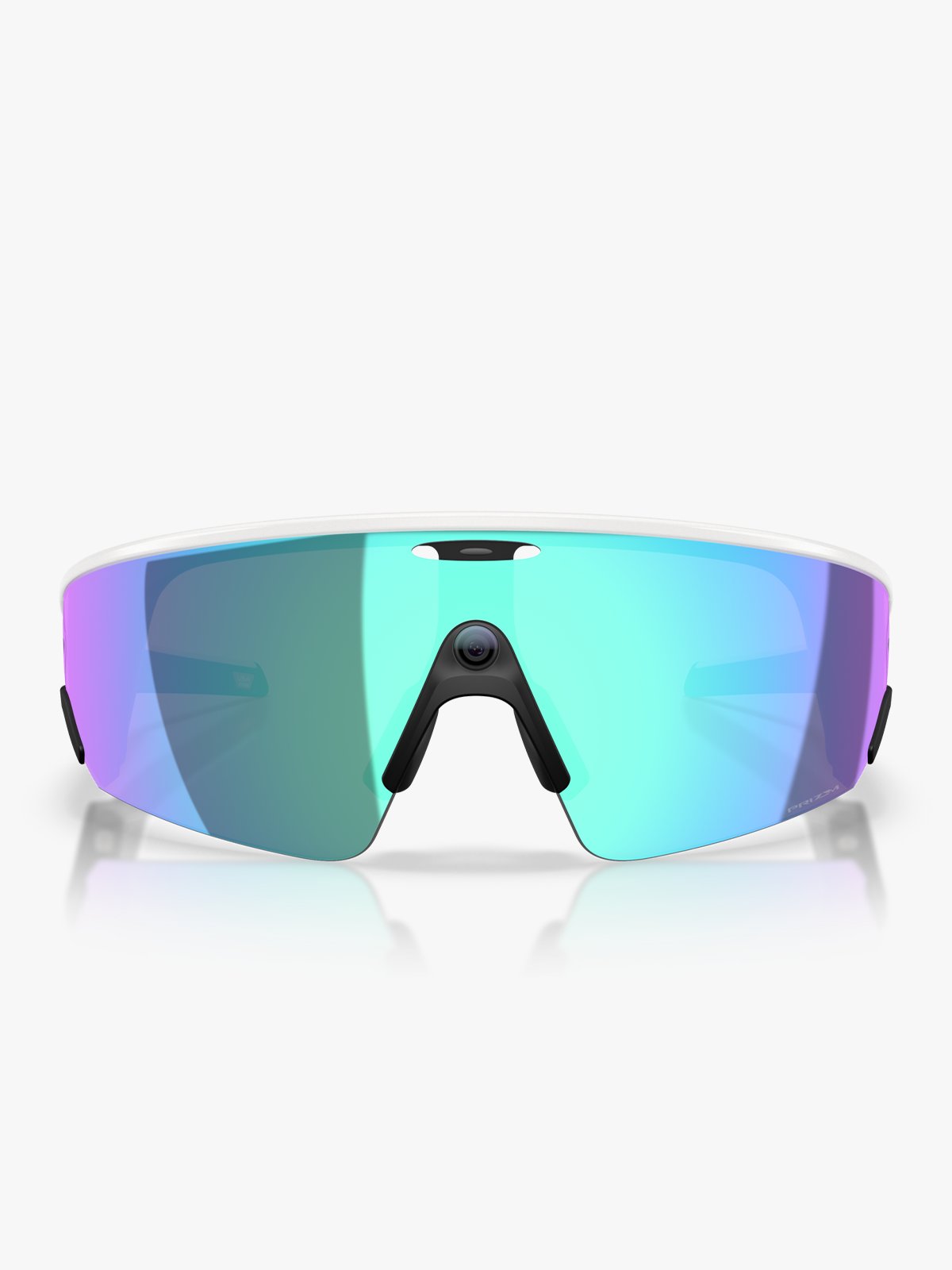 Oakley Vanguard Brilleglass: Prizm Sapphire / Innfatning: White