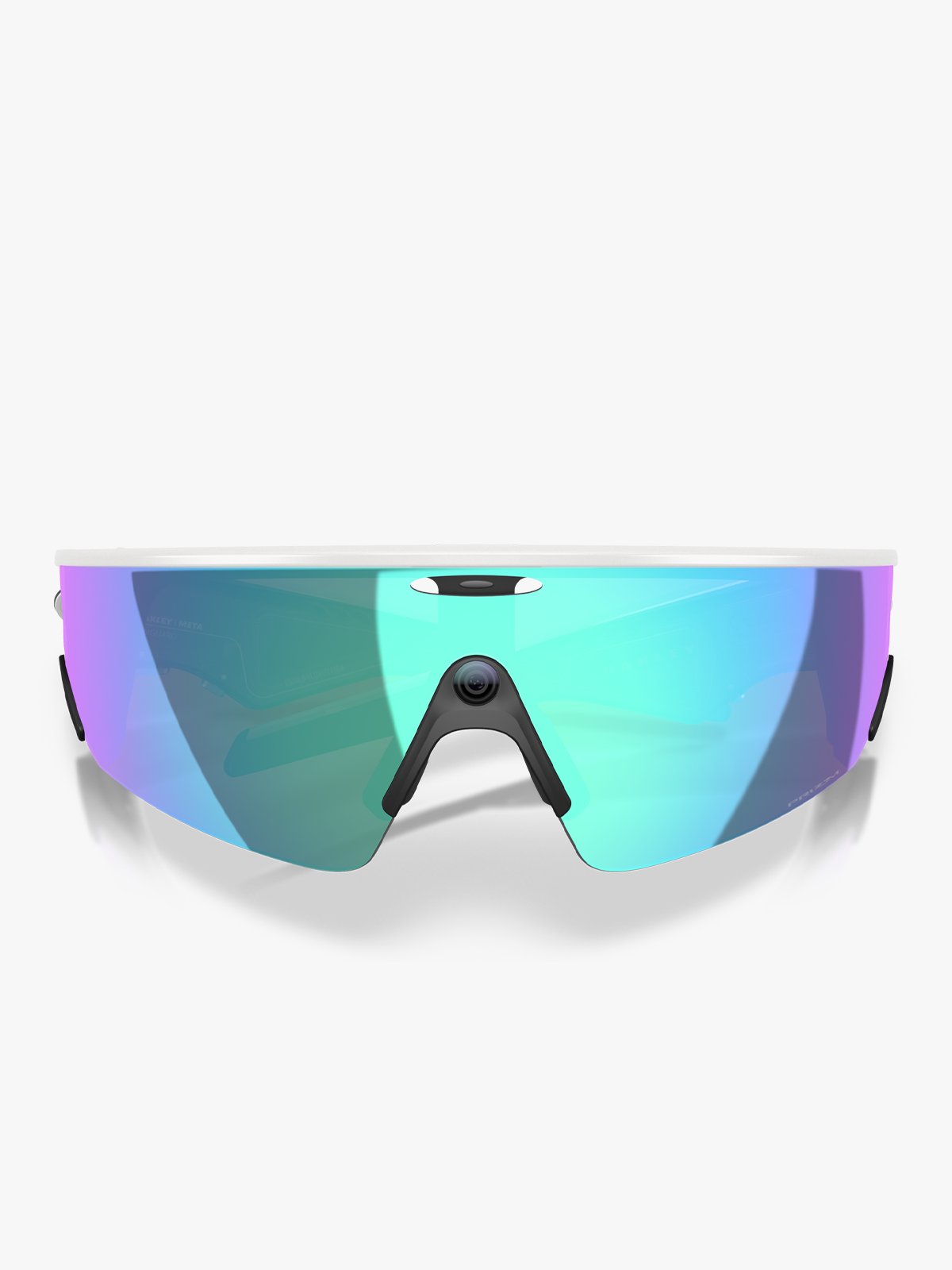Oakley Vanguard Brilleglass: Prizm Sapphire / Innfatning: White