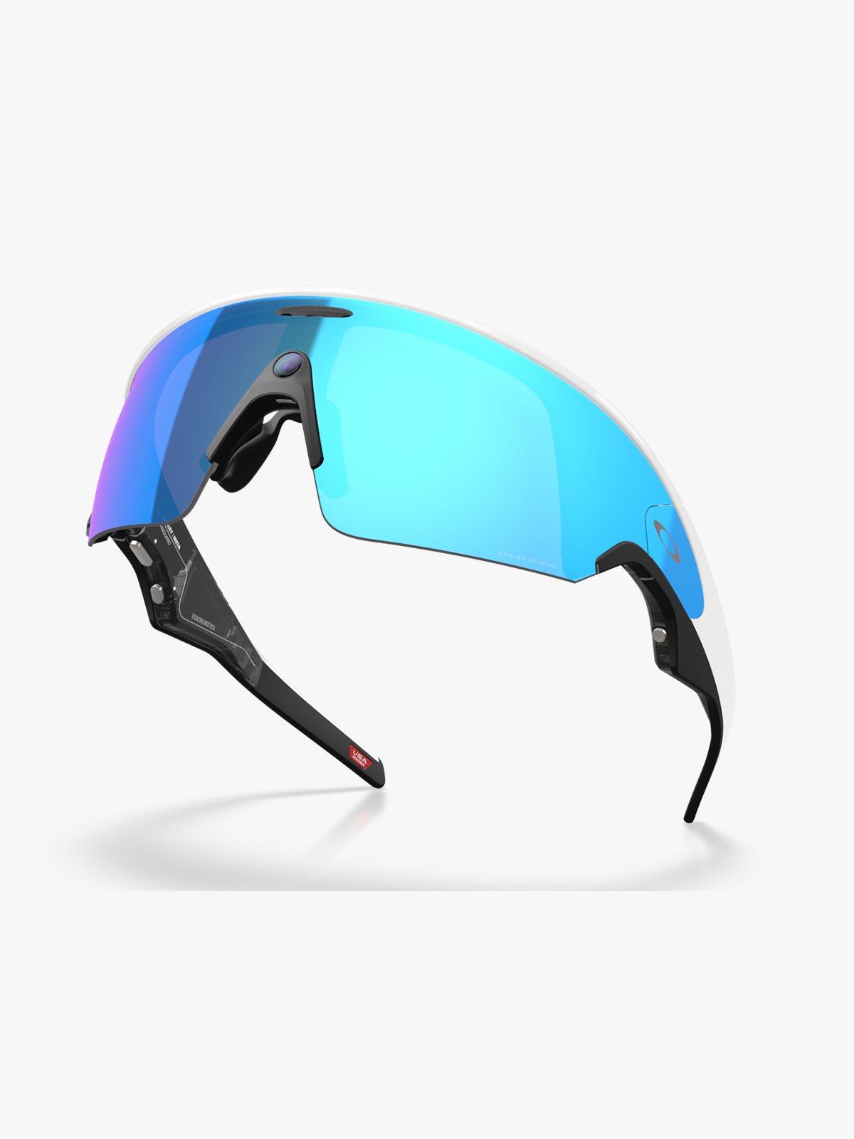 Oakley Vanguard Brilleglass: Prizm Sapphire / Innfatning: White