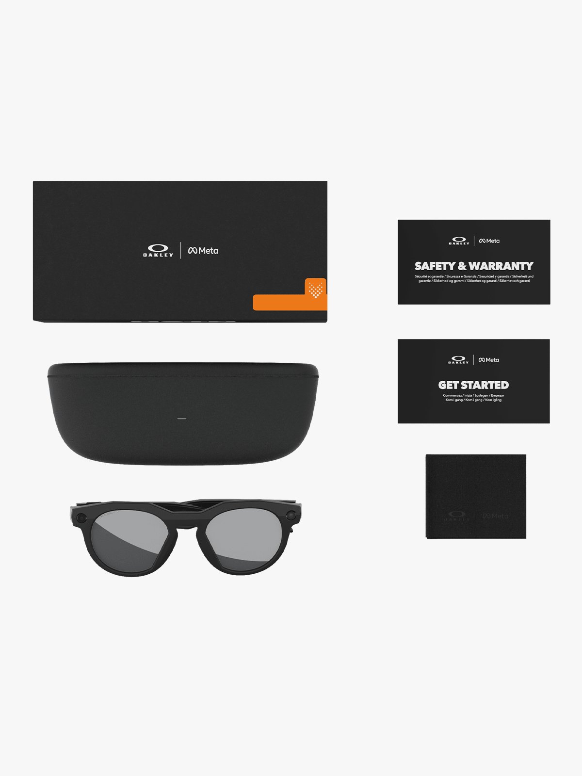 Oakley HSTN Brilleglass: Prizm Black Polarized / Innfatning: Black