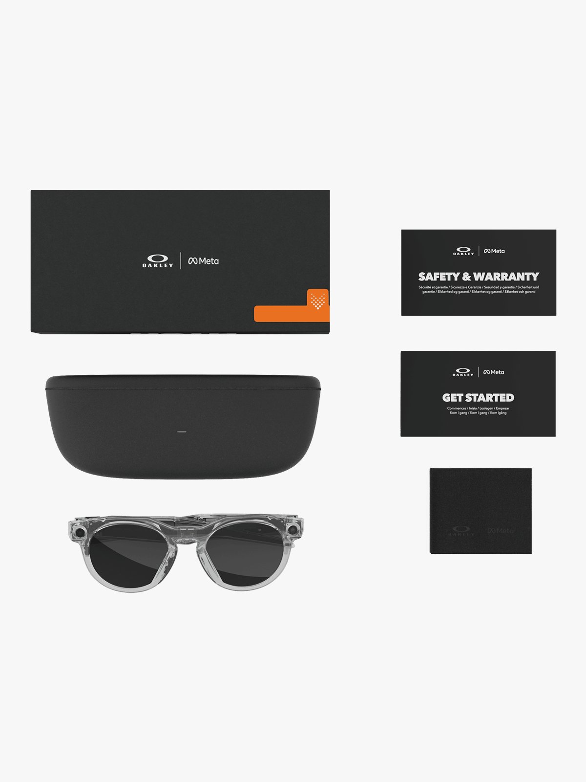 Oakley HSTN Transitions grey / Transitions® Brilleglass, Clear Innfatning