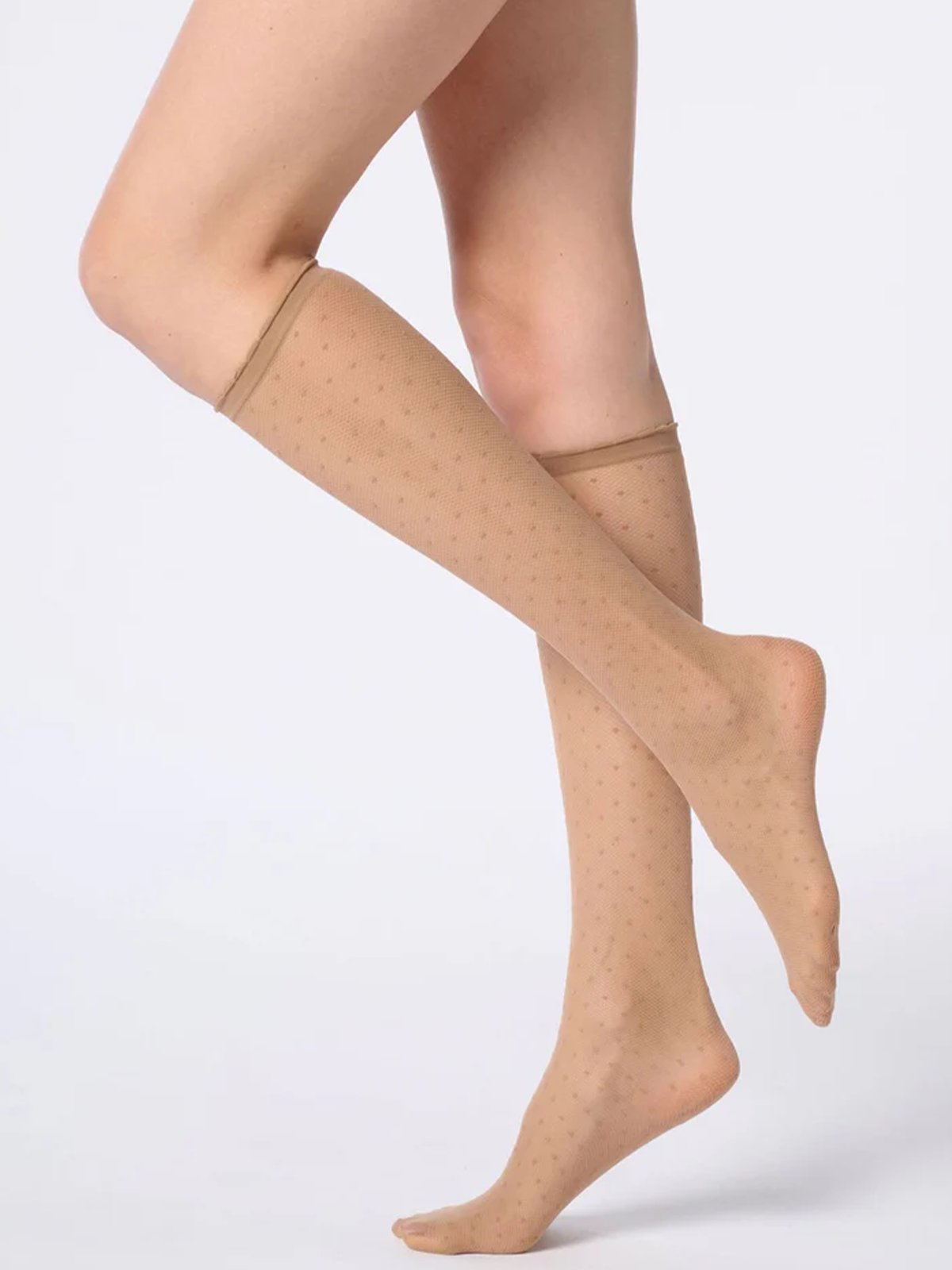 Oroblu Plumetis Knee High Beige