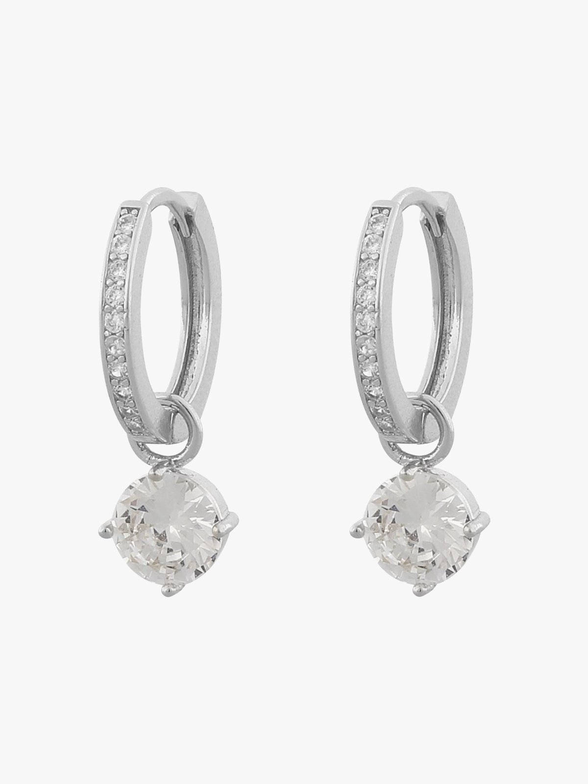 Snö Of Sweden Rola Round Ring Ear Sølv
