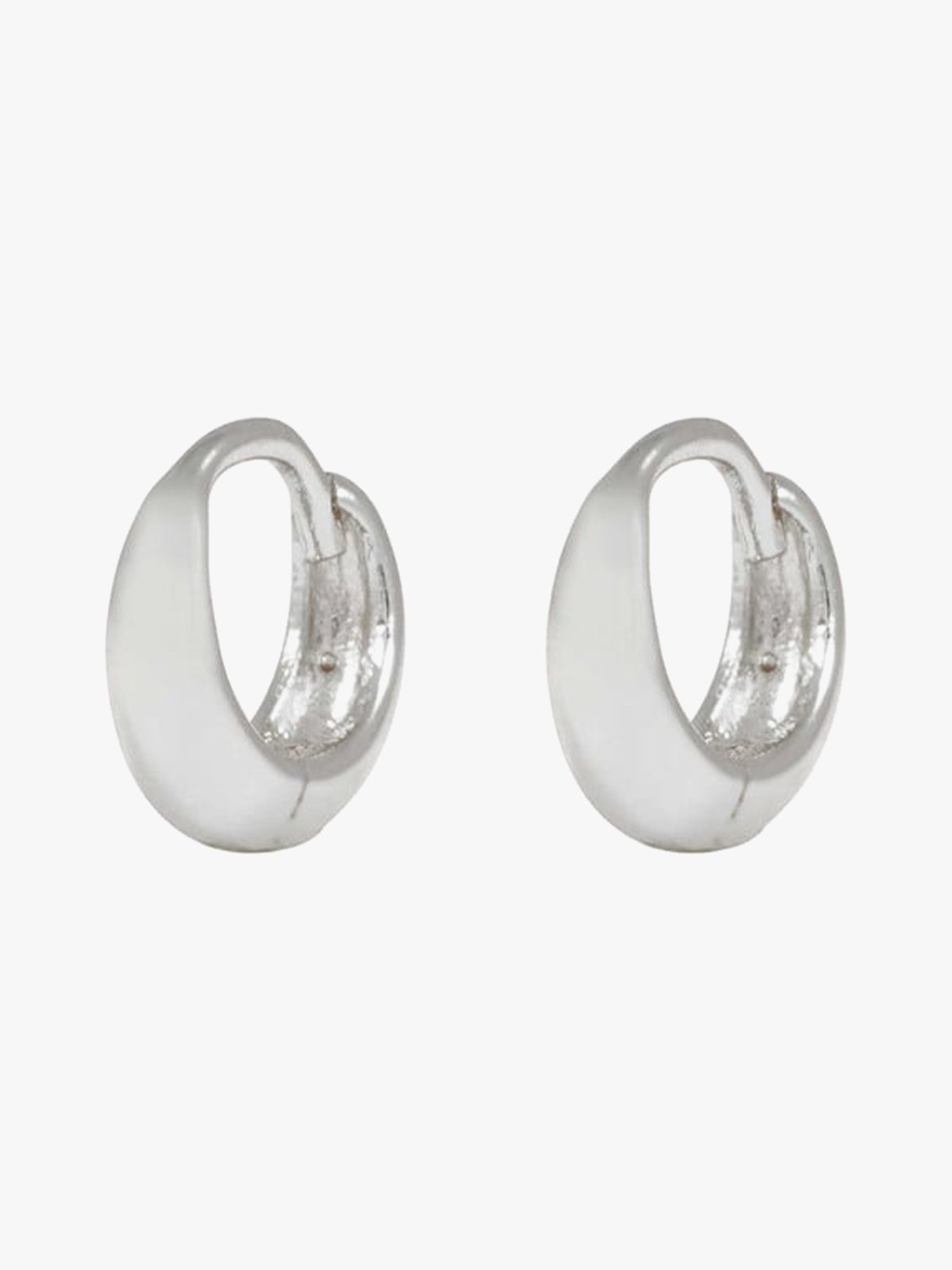 Snö Of Sweden Honey Drop Ring Ear 8Mm Sølvbelagt