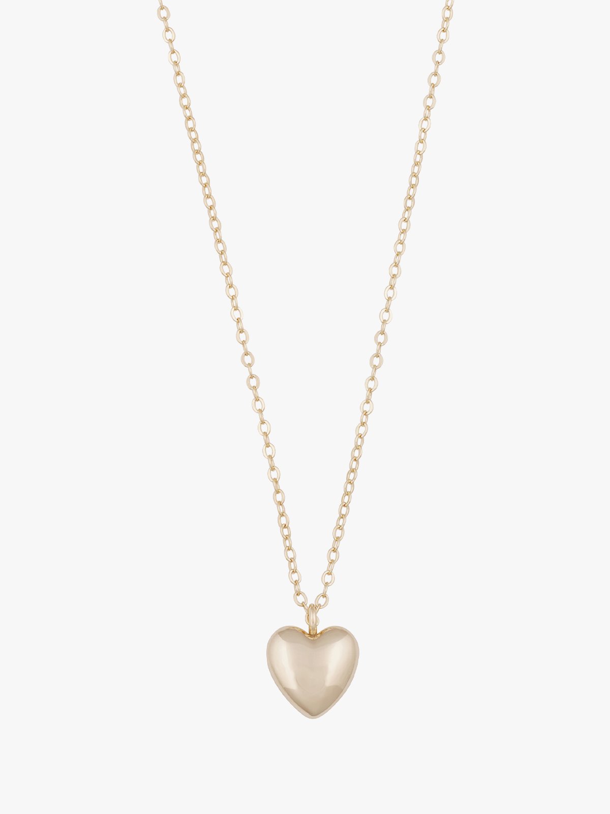 Snö Of Sweden Lovely Heart Pendant Neck 42cm Gold