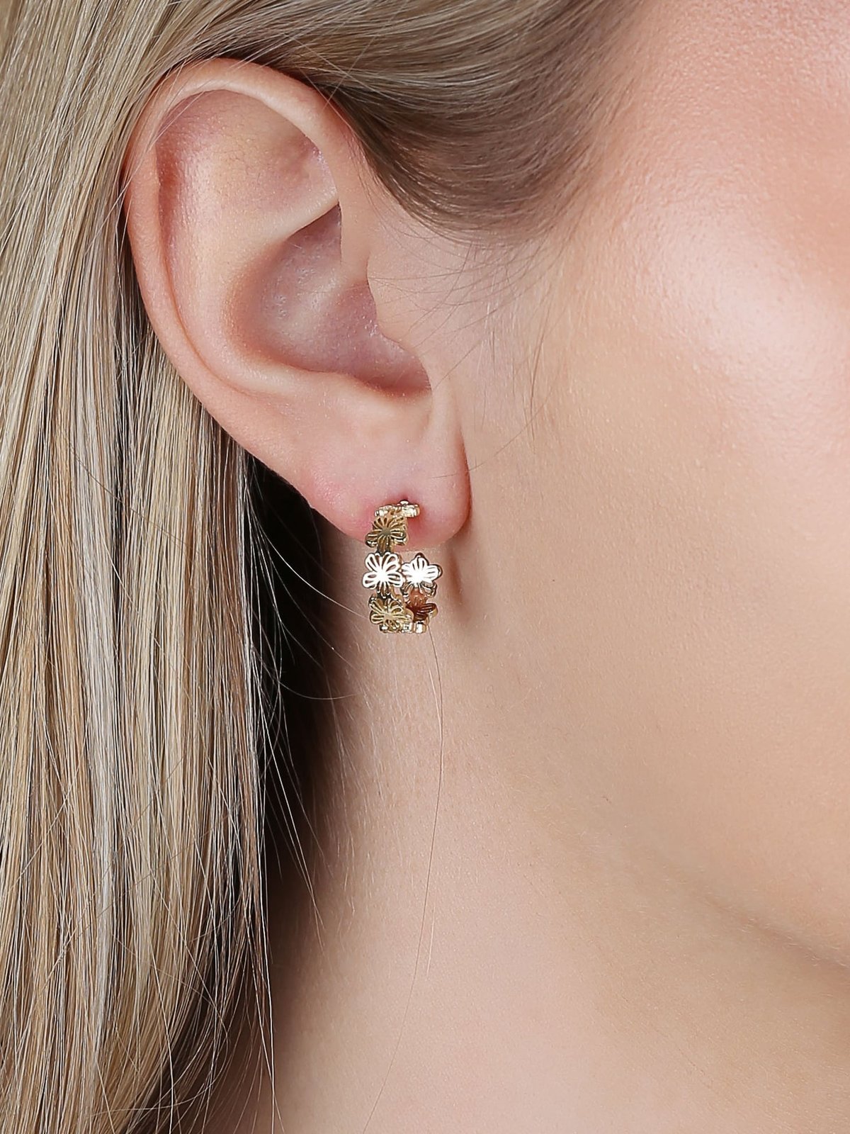 Snö Of Sweden Flora daisy small oval ear plain Gull