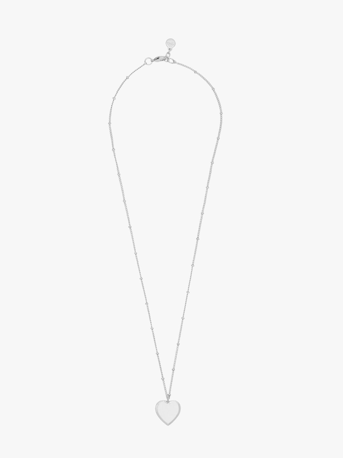 Snö Of Sweden Rule heart neck 42cm Sølv